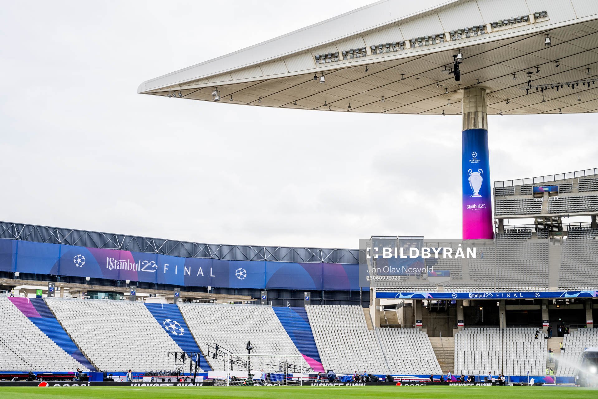 General interior view of Atatürk Olympic Stadium