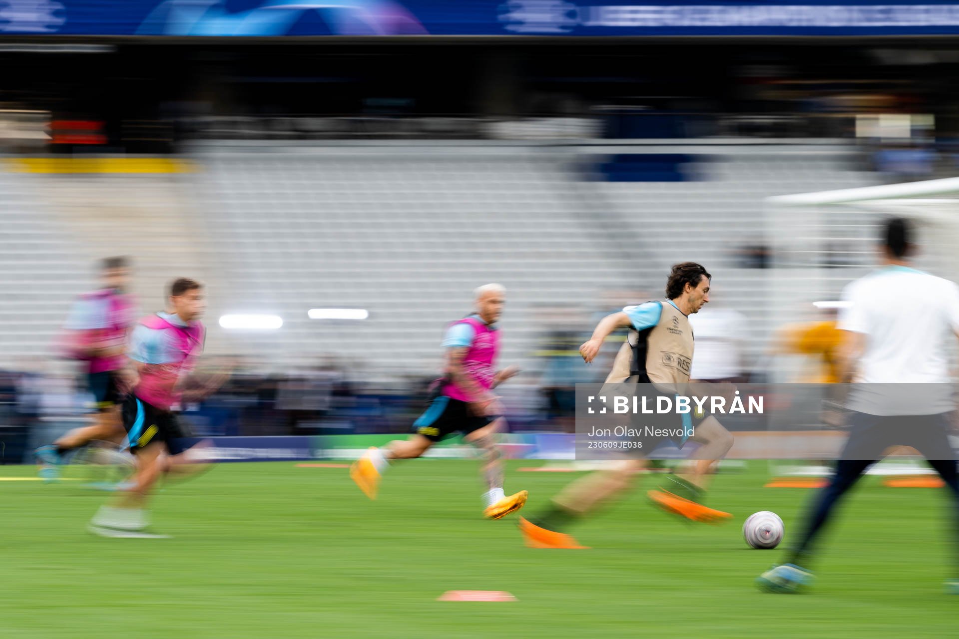 Matteo Darmian of Inter at a training session