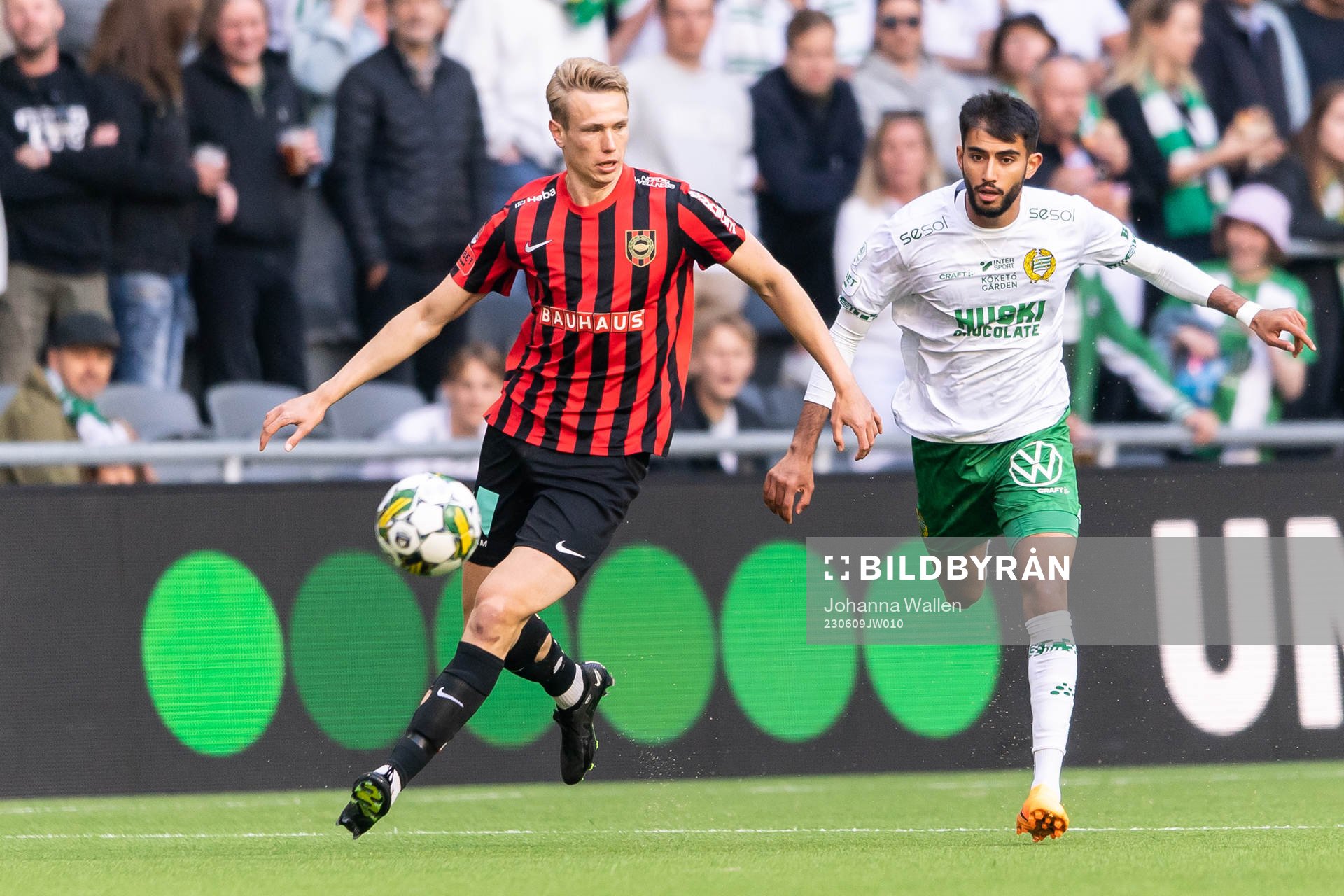 Brommapojkarnas Torbjörn Lysaker Heggem och Hammarbys