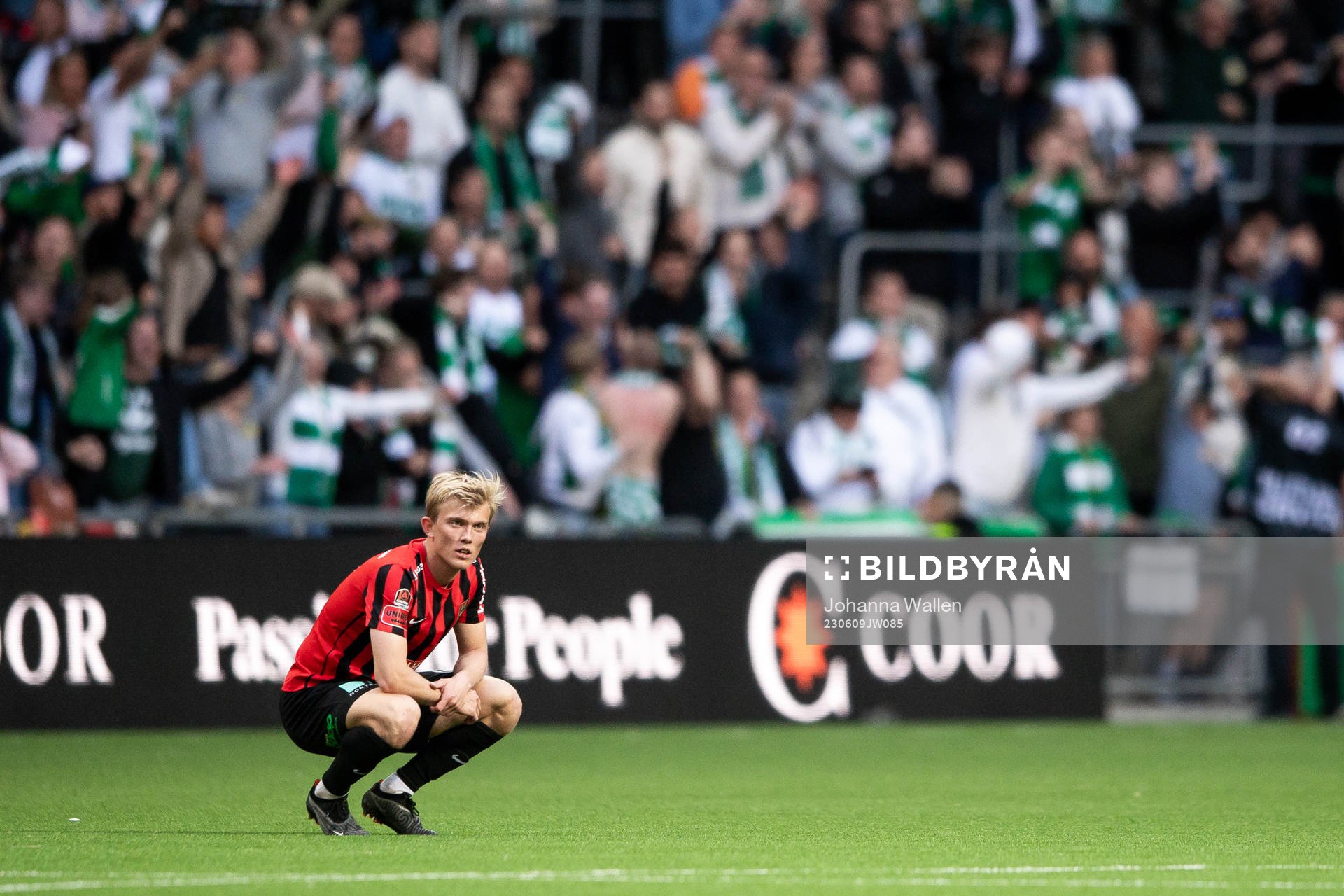 Brommapojkarnas Alexander Jensen deppar