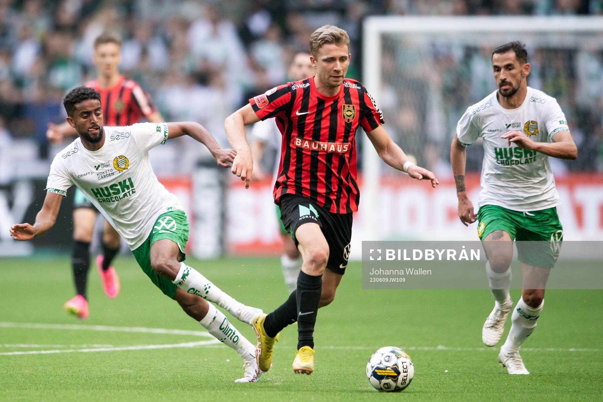 Hammarbys Tesfaldet Tekie och Brommapojkarnas Ludvig