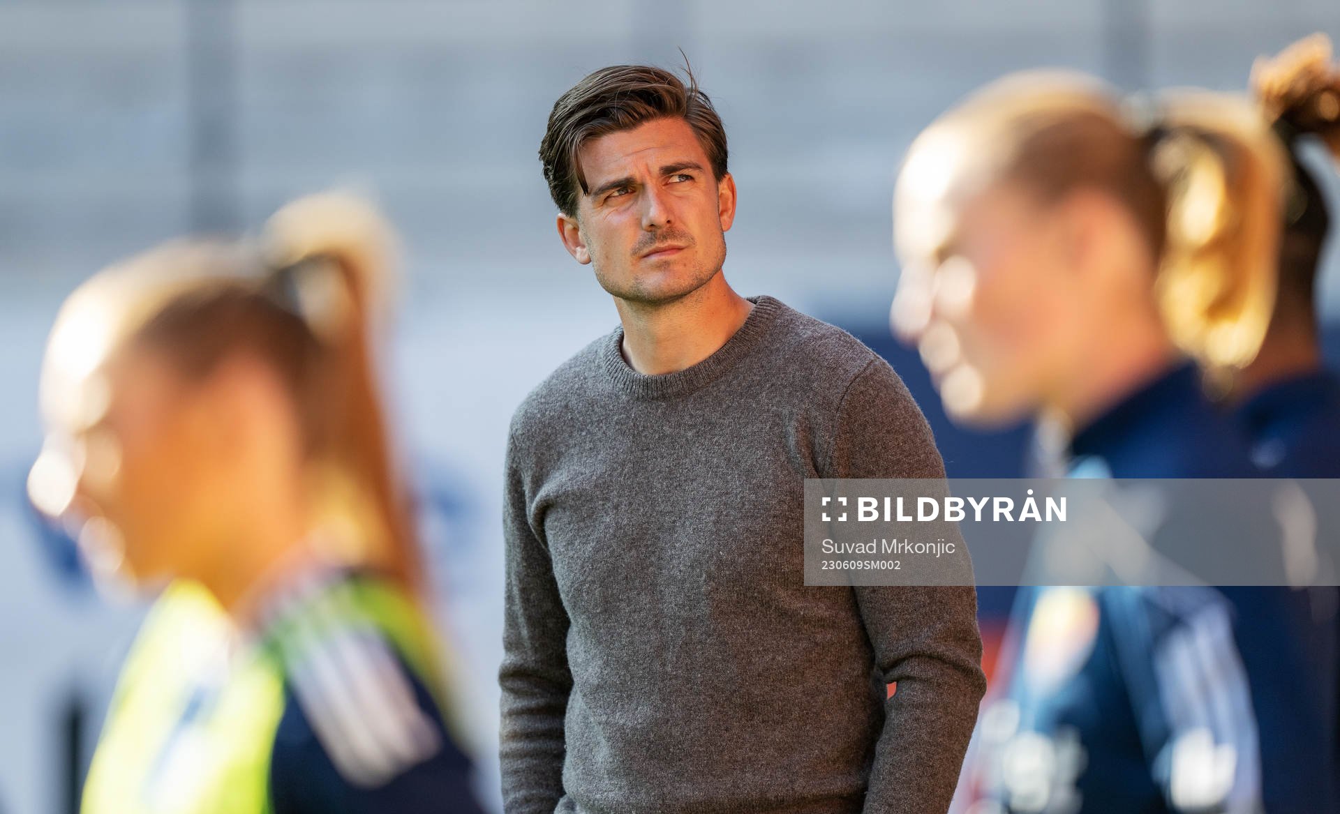 Djurgårdens tränare Magnus Pålsson  fotbollsmatchen i