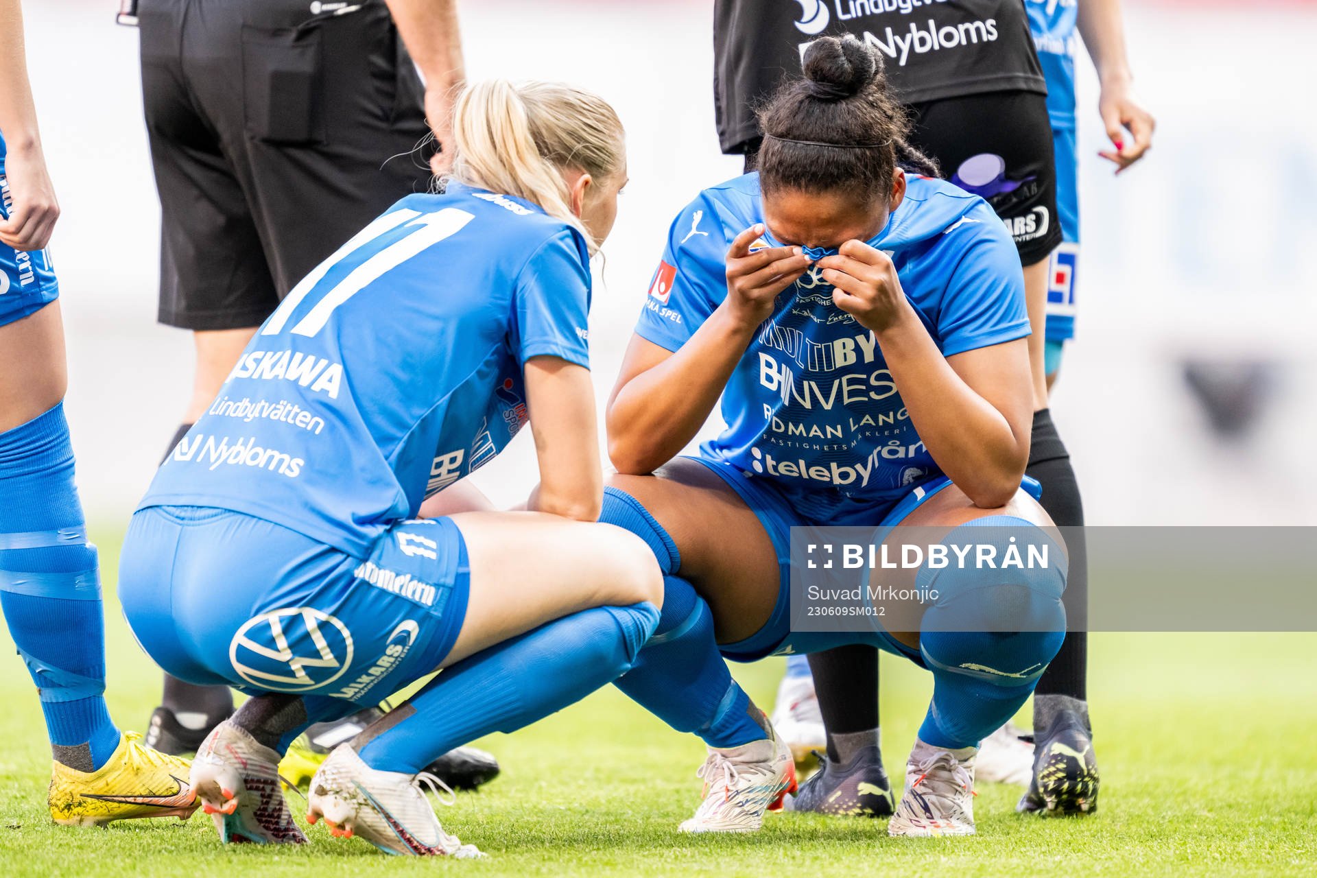 Kalmars Jessika Cowart har ont