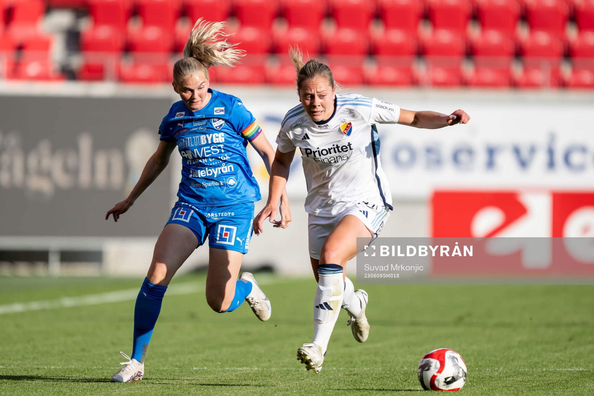 Kalmars Amanda Persson och Djurgårdens Alice Bergström