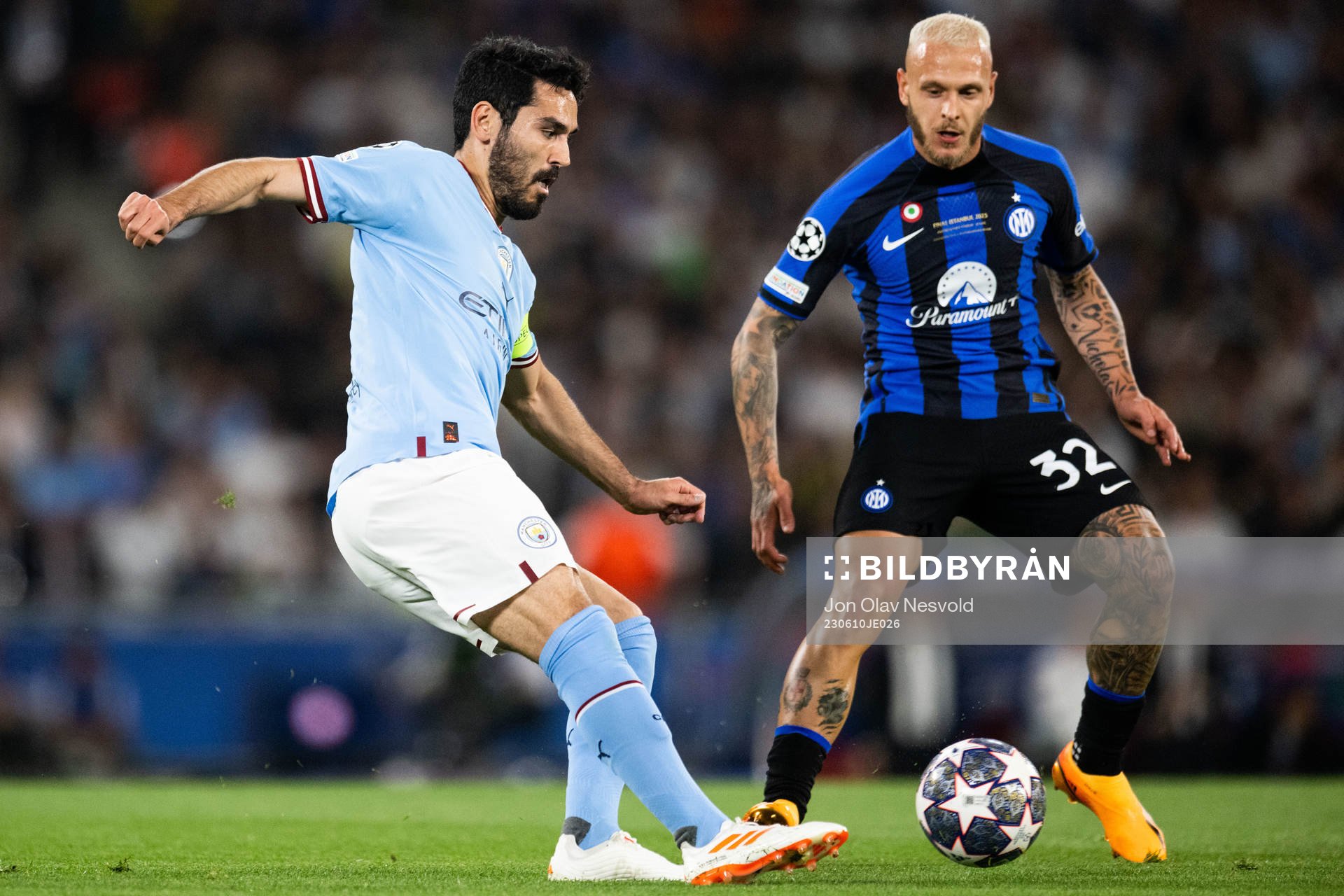 Ilkay Gundogan of Manchester City and of Inter Federico
