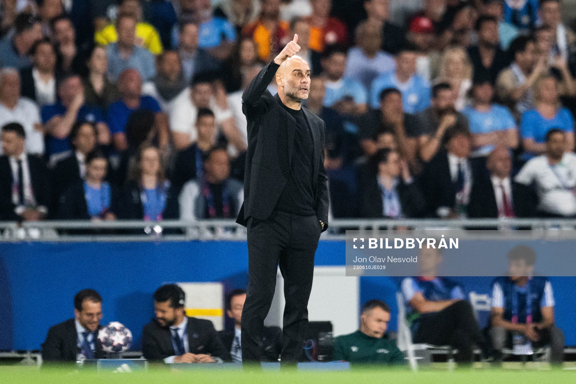 Head coach Pep Guardiola of Manchester City