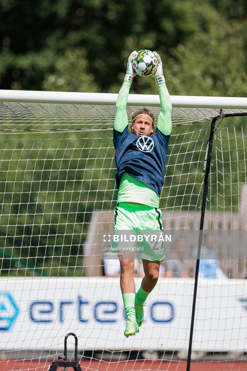Malmö FFs målvakt Johan Dahlin