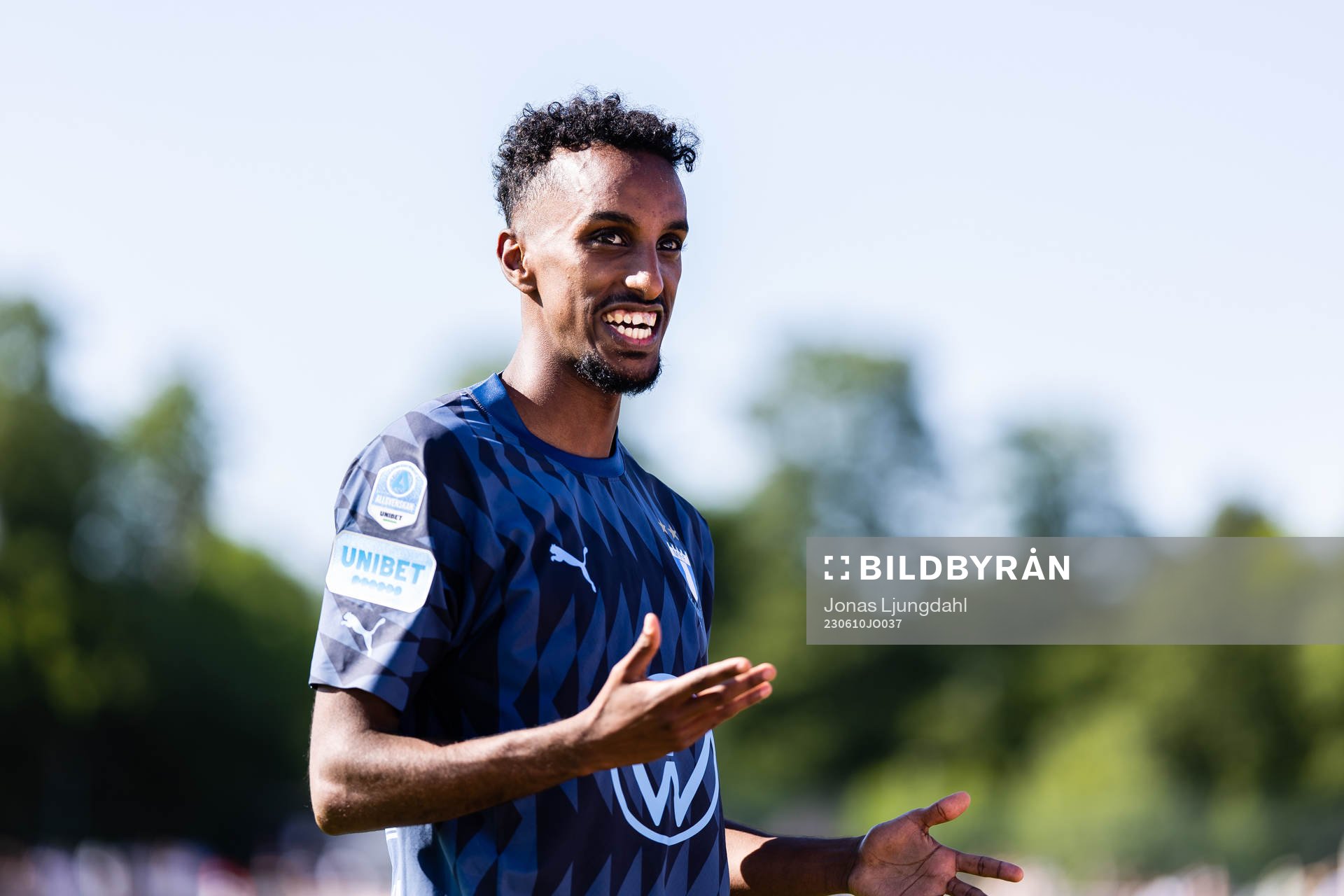 Malmö FFs Taha Ali jublar