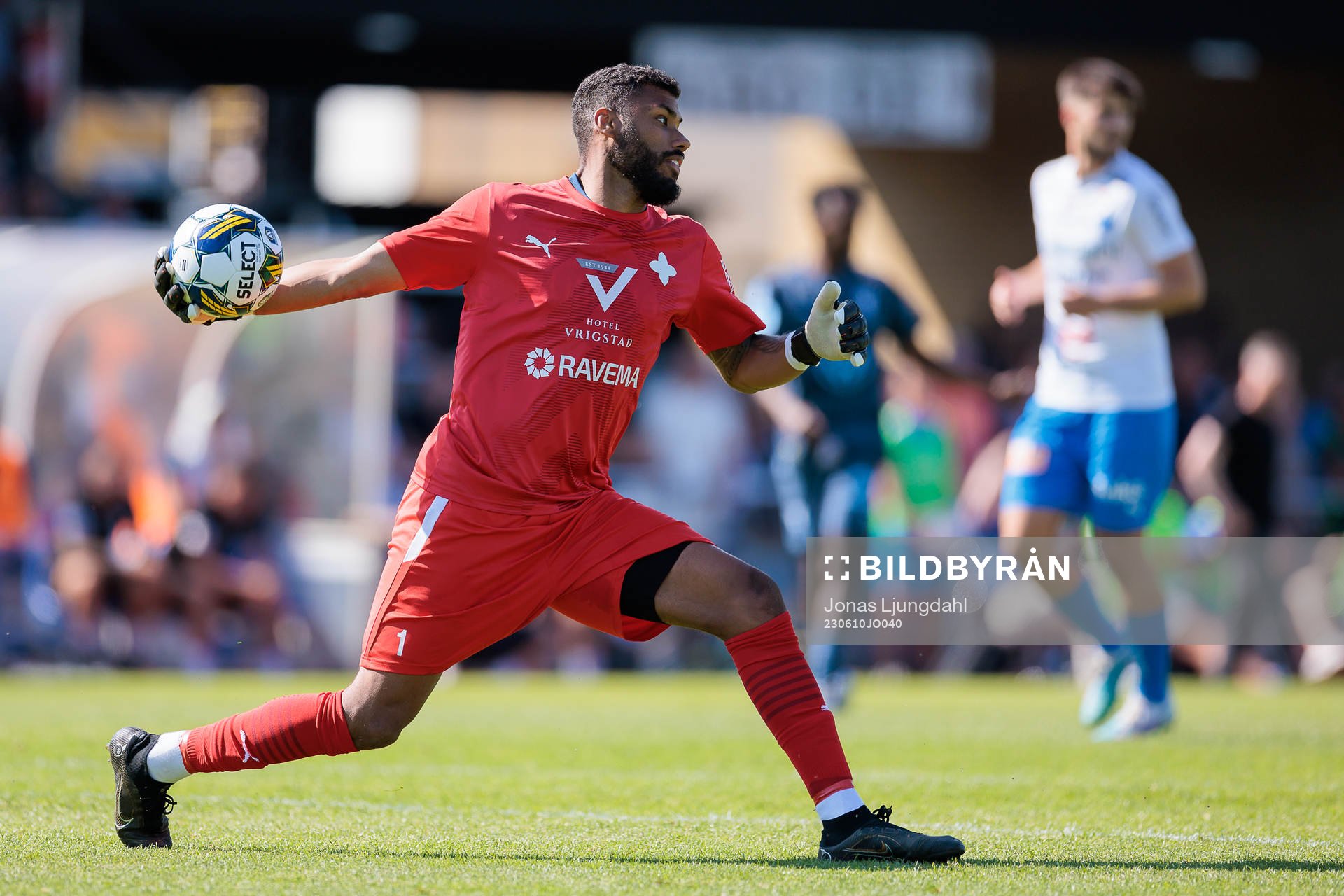 Värnamos målvakt Jonathan Ursin Rasheed