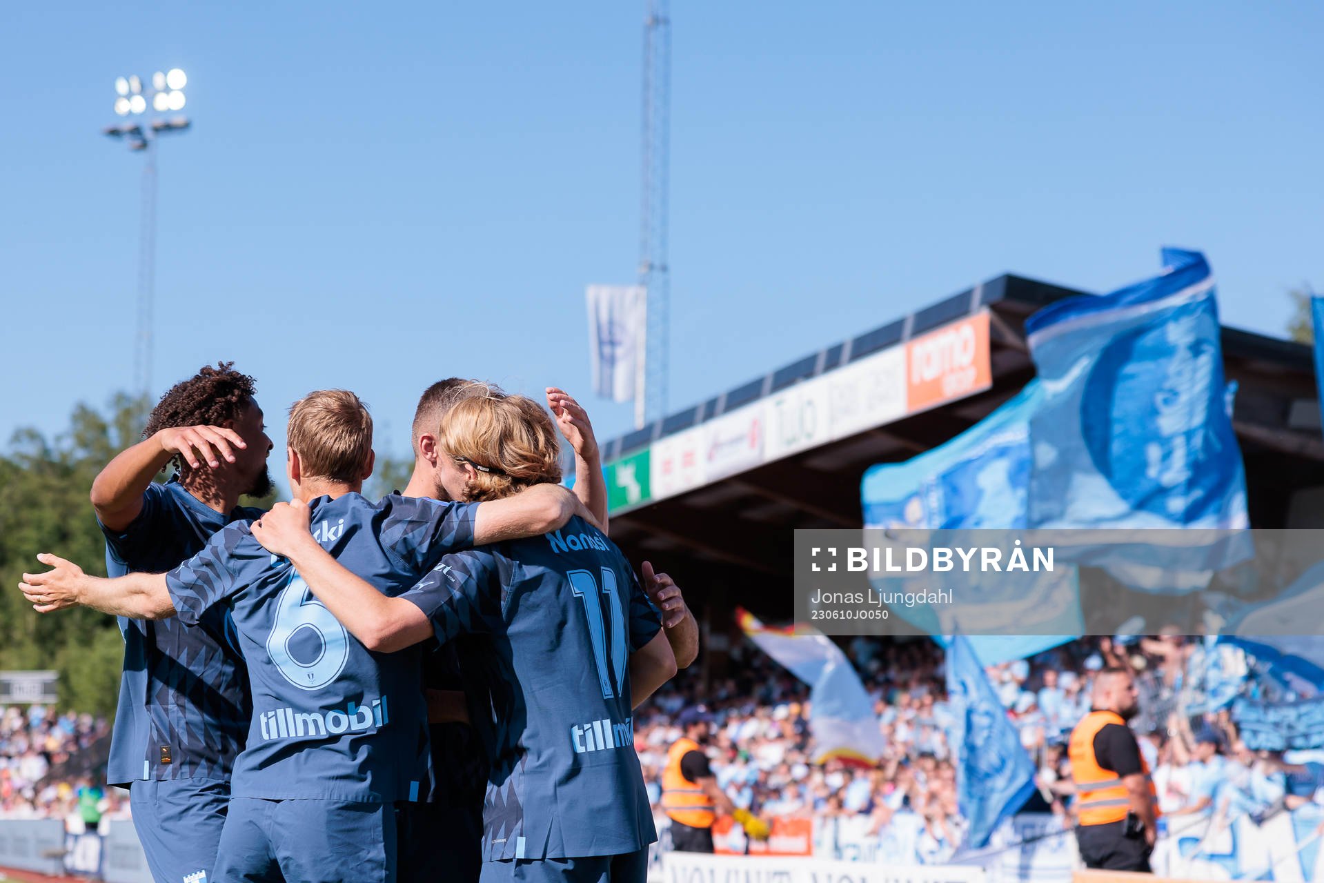 Malmö FFs spelare jublar