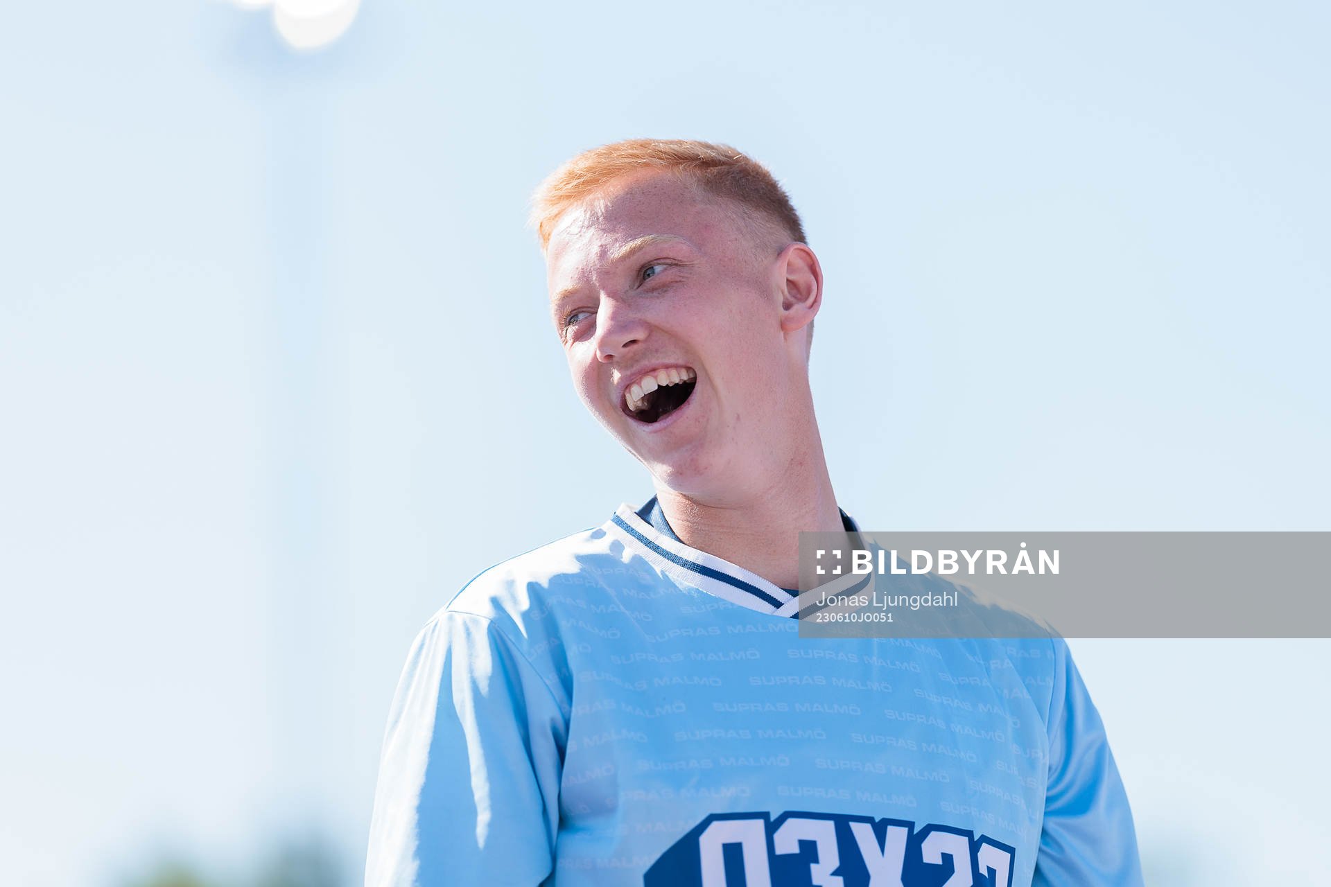 Malmö FFs Hugo Larsson jublar