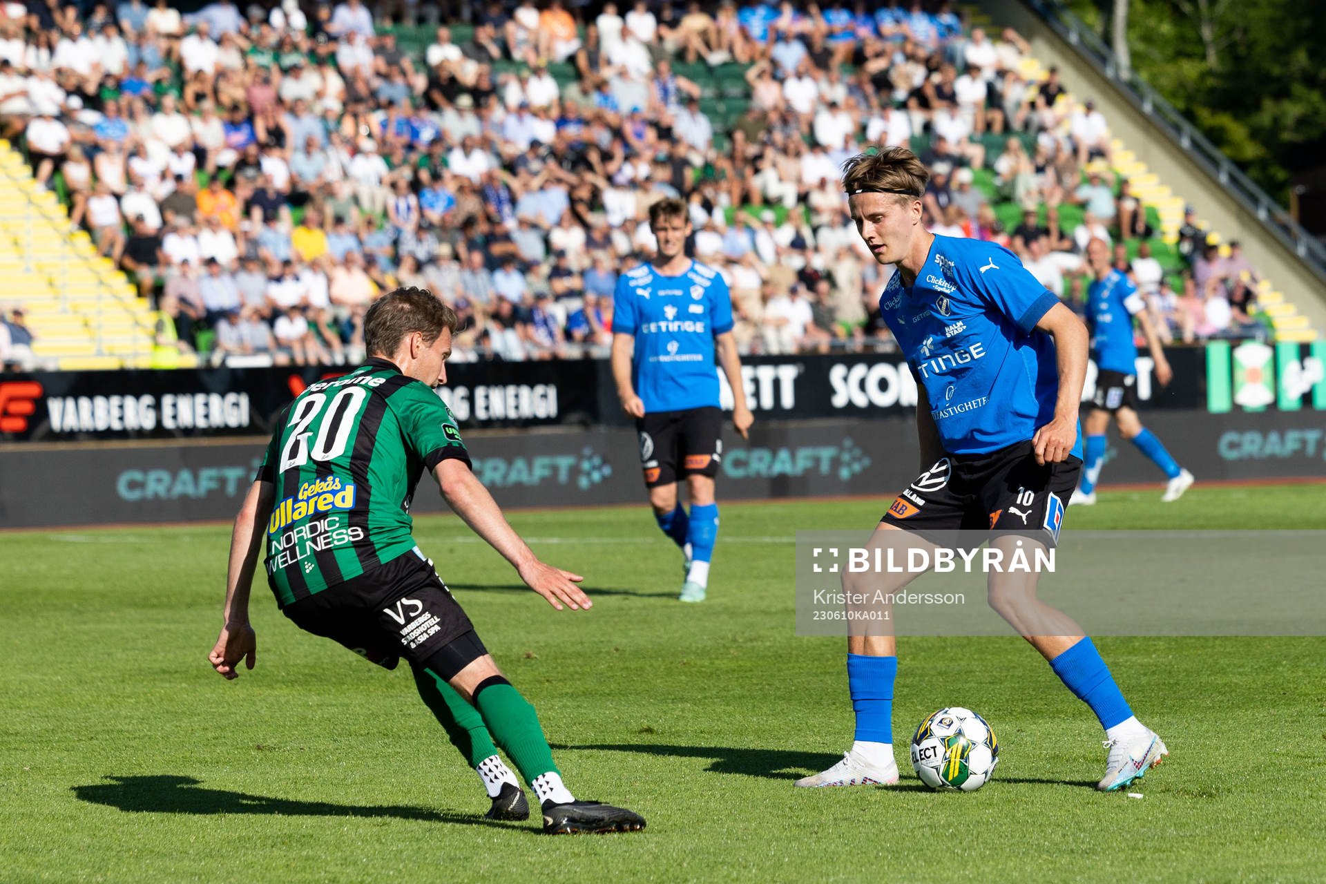 Varbergs Oliver Silverholt och Halmstads Erik Ahlstrand