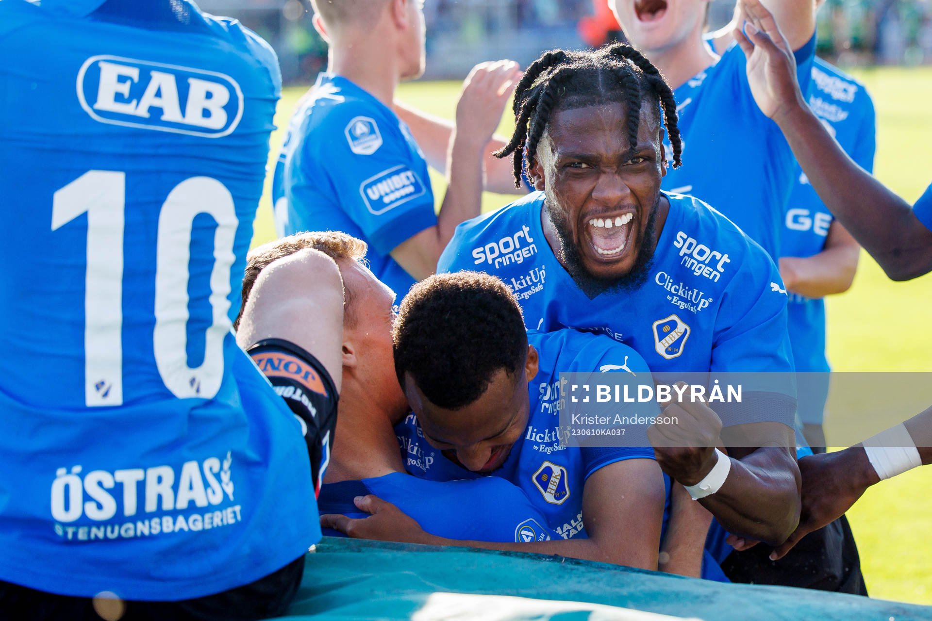 Halmstads Joseph Baffoe jublar