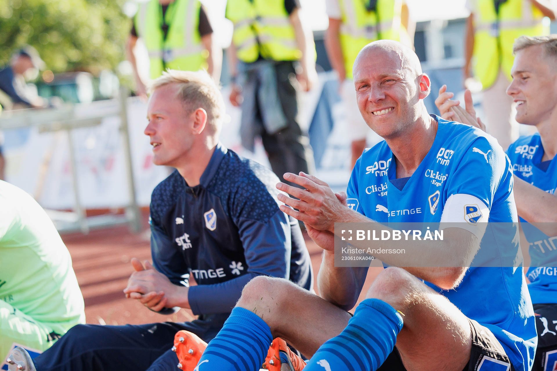 Halmstads Andreas Johansson jublar