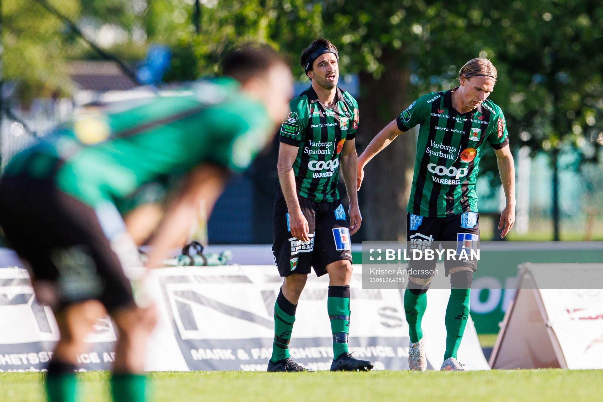 Varbergs Oliver Stanisic och Hampus Zackrisson