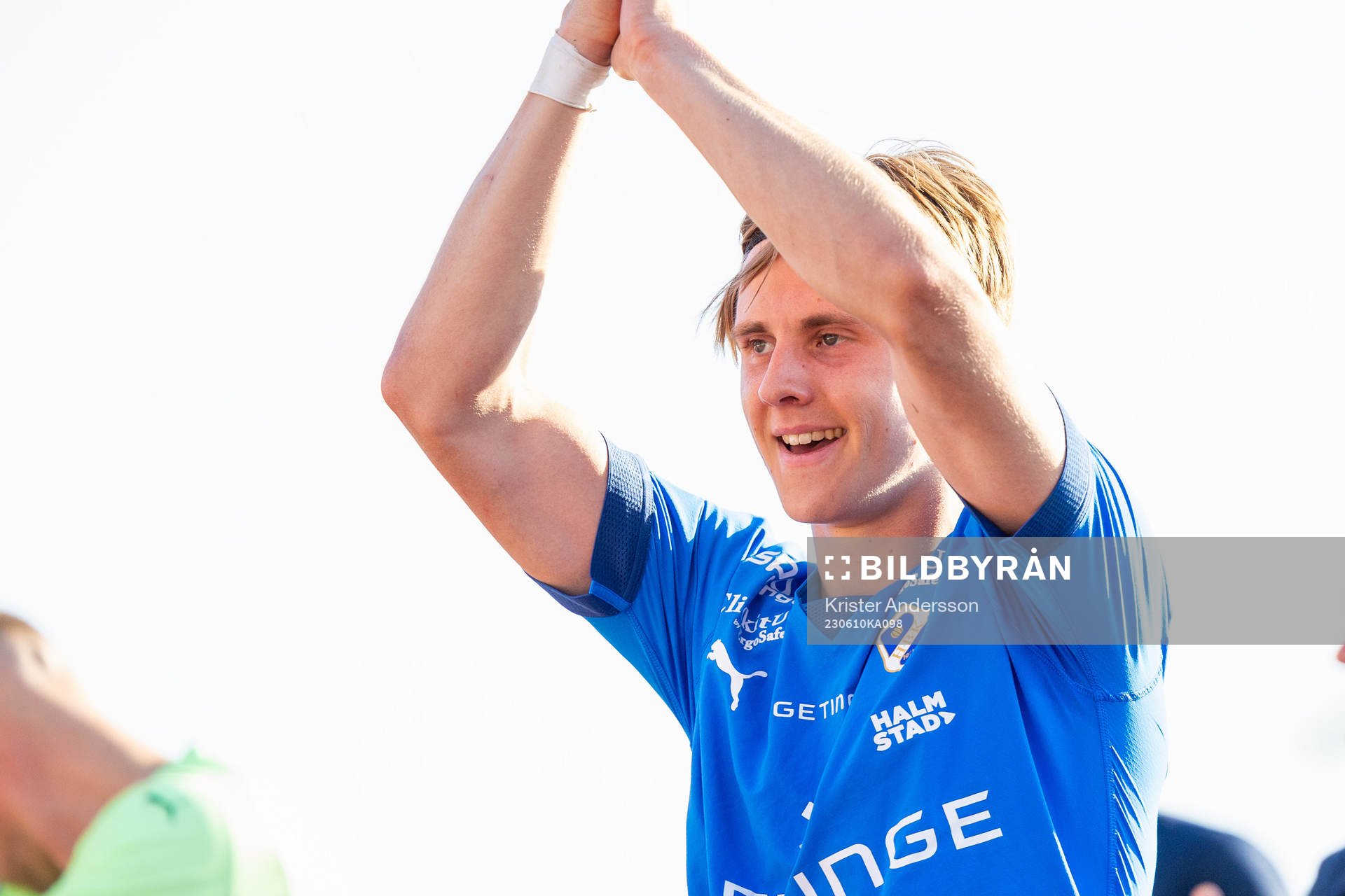Halmstads Erik Ahlstrand jublar