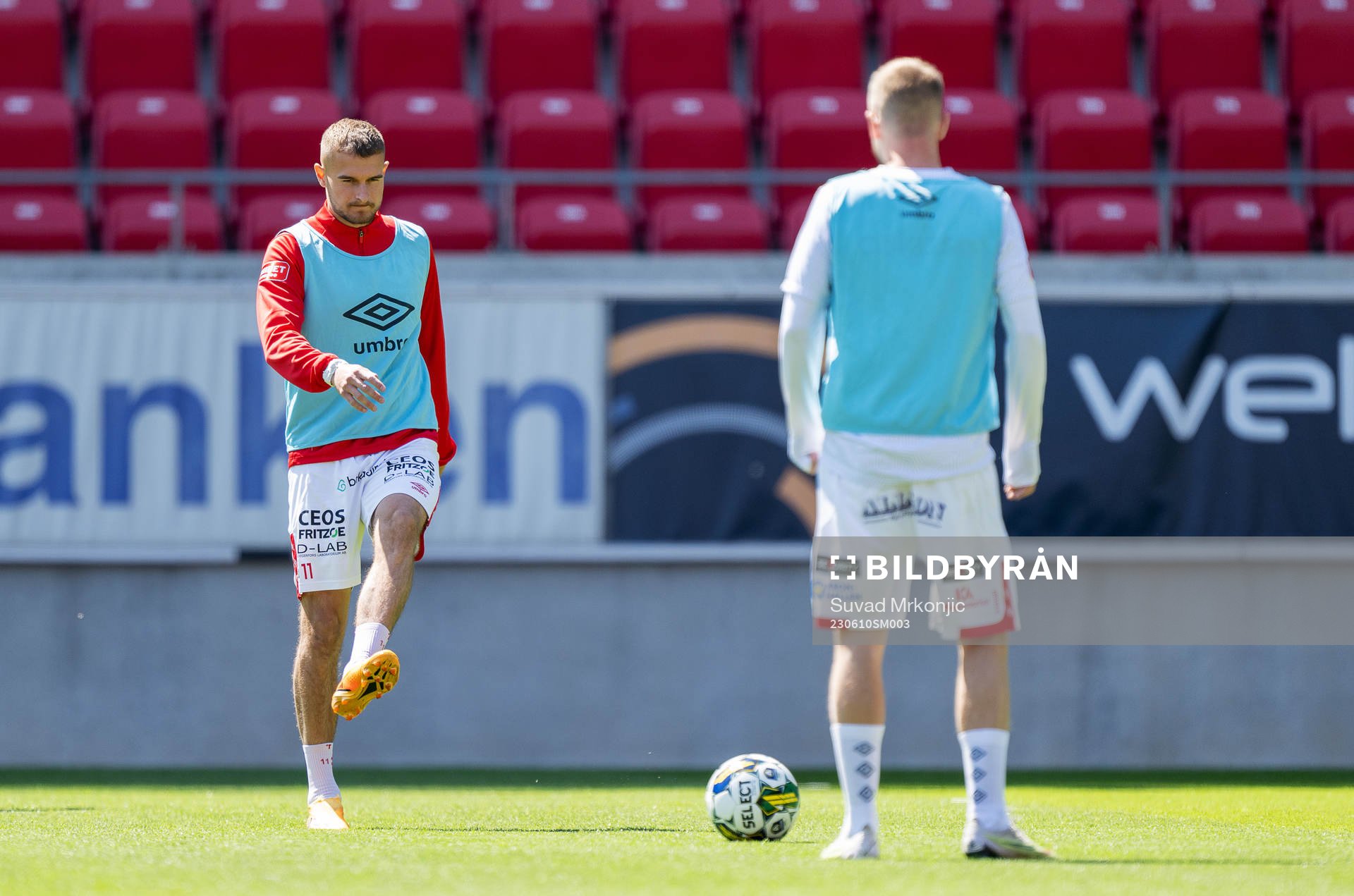 Degerfors Christos Gravius fotbollsmatchen i Allsvenskan