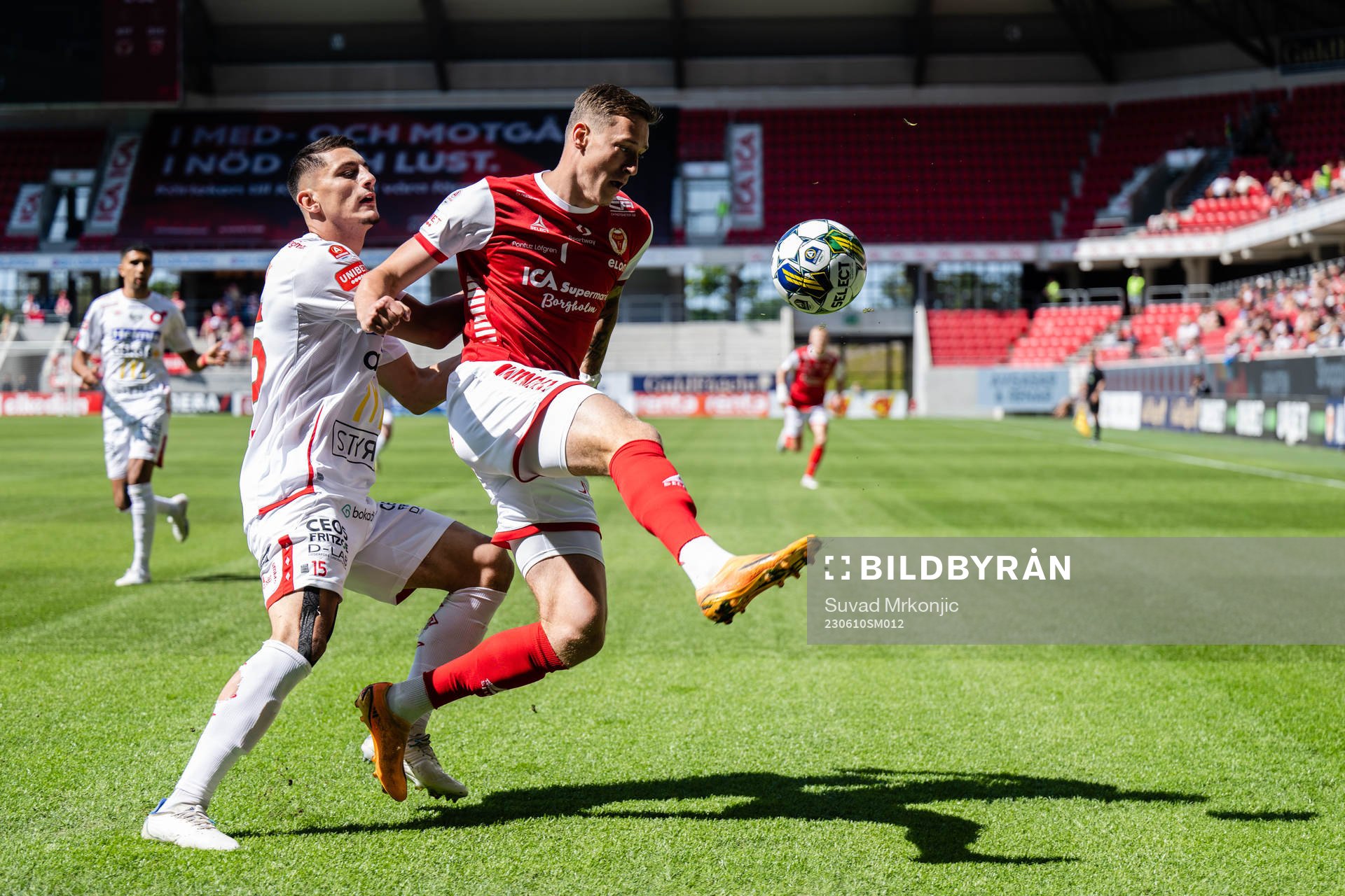Degerfors Seid Korac och Kalmars Mileta Rajovic
