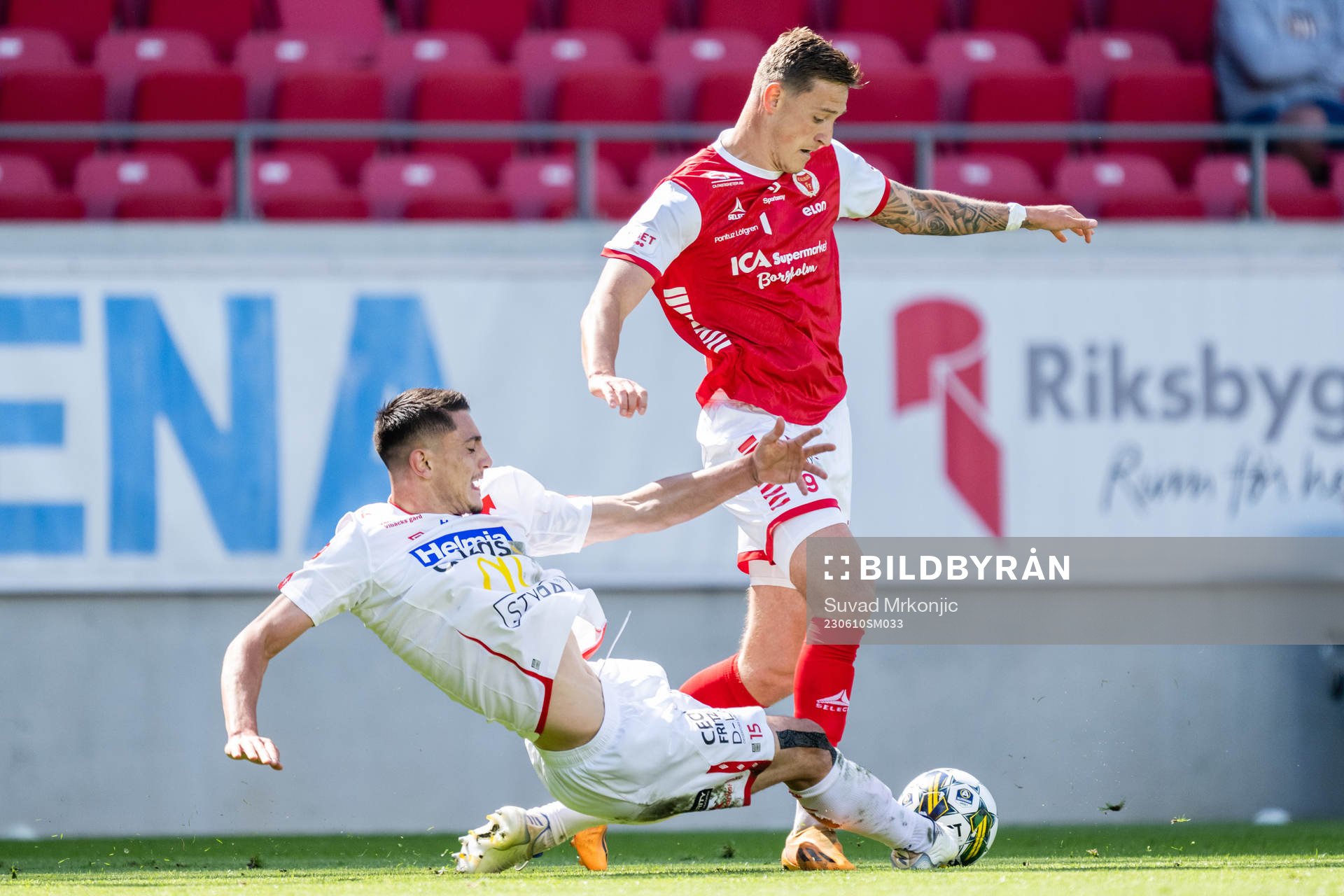 Degerfors Seid Korac och Kalmars Mileta Rajovic