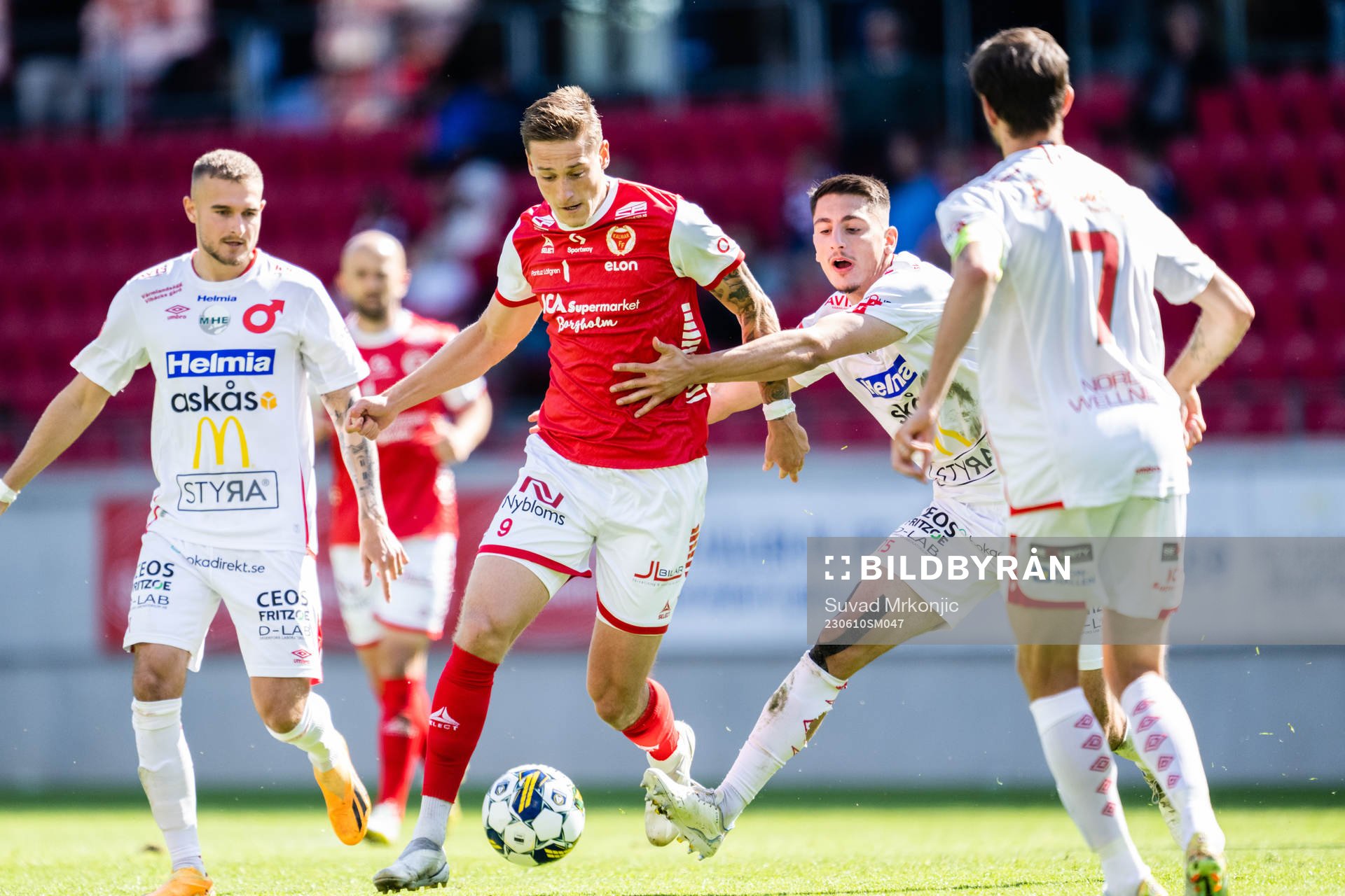 Kalmars Mileta Rajovic och Degerfors Seid Korac