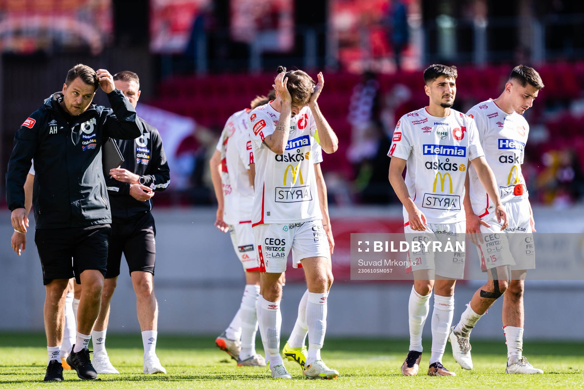 Degerfors Sebastian Ohlsson, Peter Gwargis och Seid Korac
