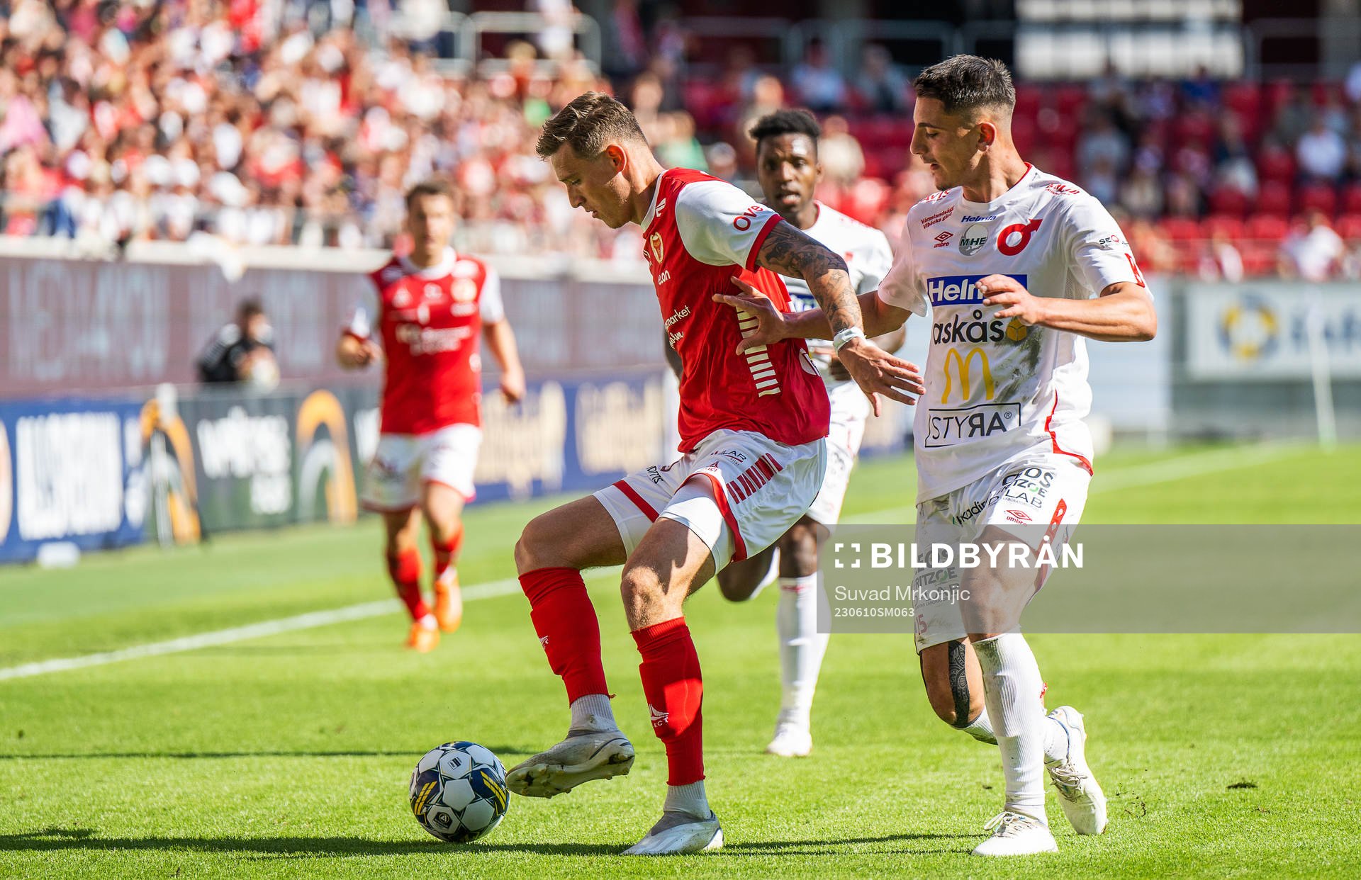 Kalmars Mileta Rajovic och Degerfors Seid Korac