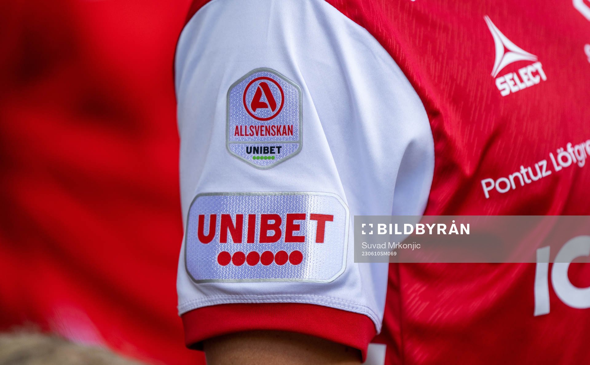 Unibets logga under fotbollsmatchen i Allsvenskan mellan Kalmar och Degerfors den 10 juni 2023 i Kalmar. 