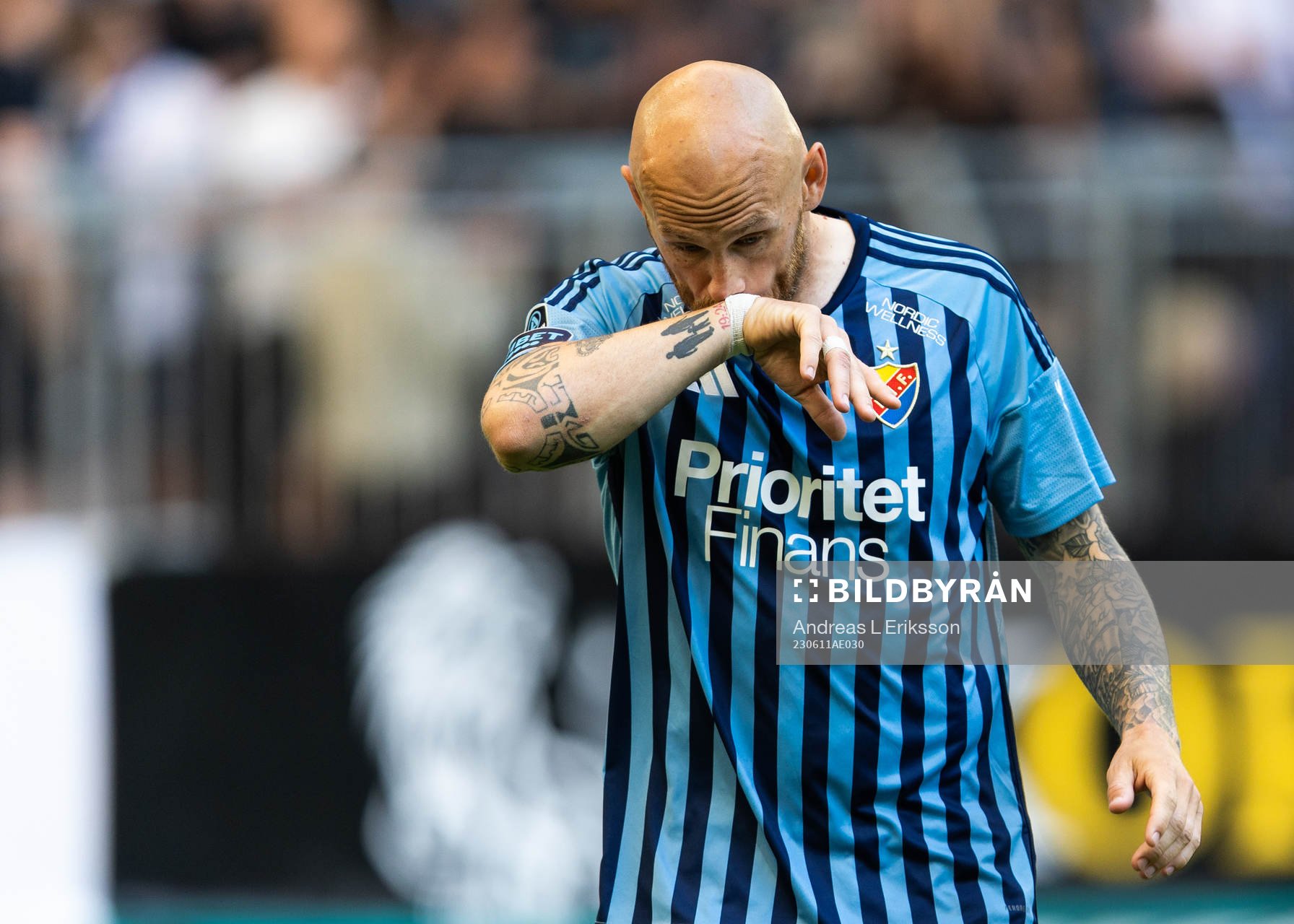 Djurgårdens Magnus Eriksson deppar