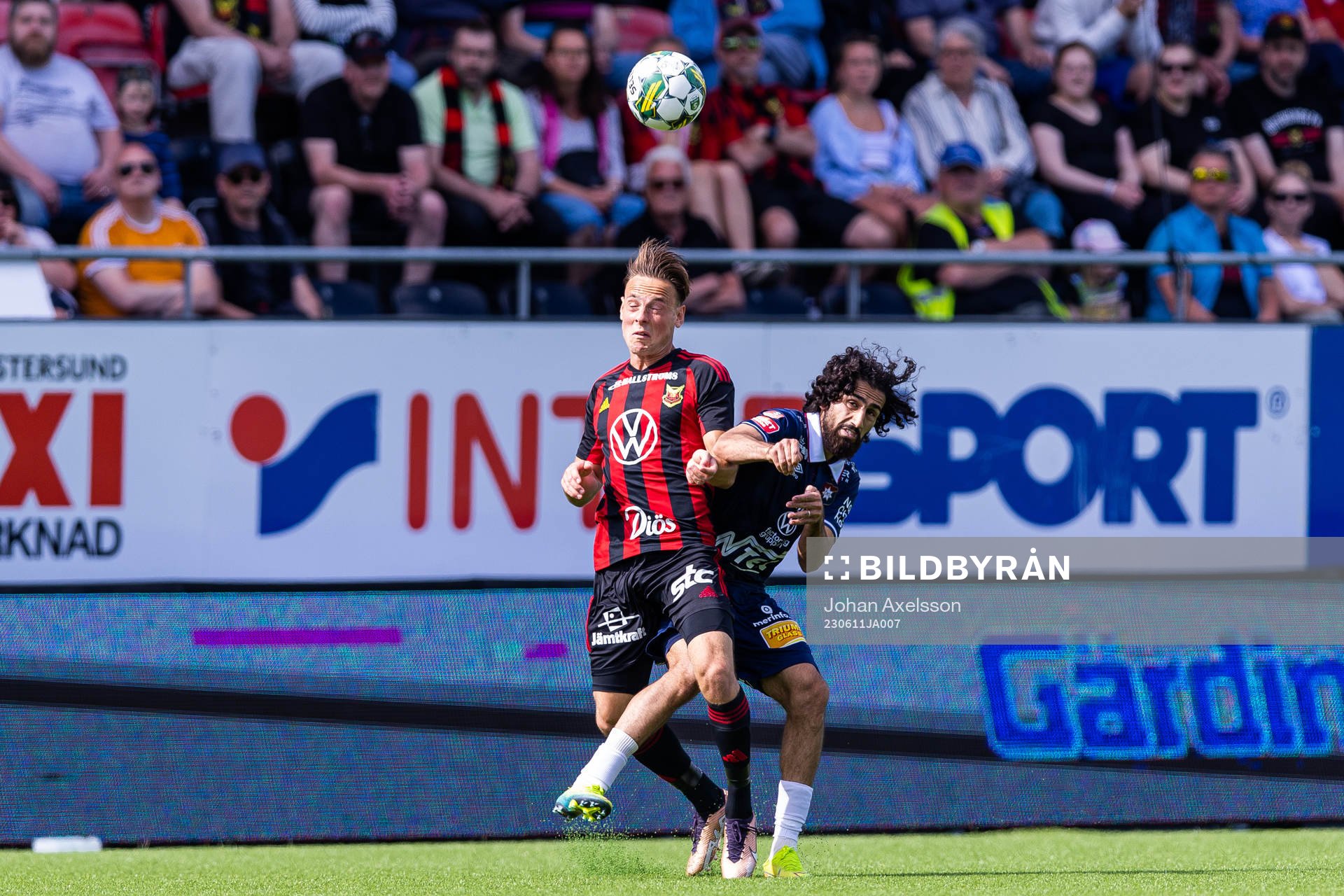 Östersunds Cesar Weilid och Örgrytes Hady Saleh Karim