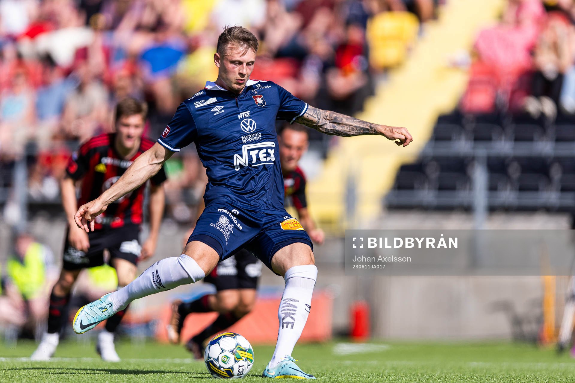 Örgrytes Marcus Haglind Sangre reducerar till 2-1 på