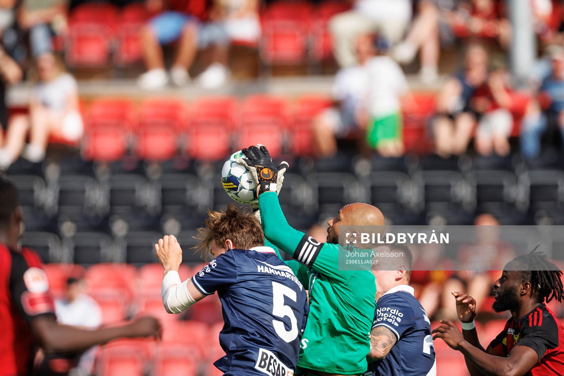 Östersunds målvakt Aly Keita