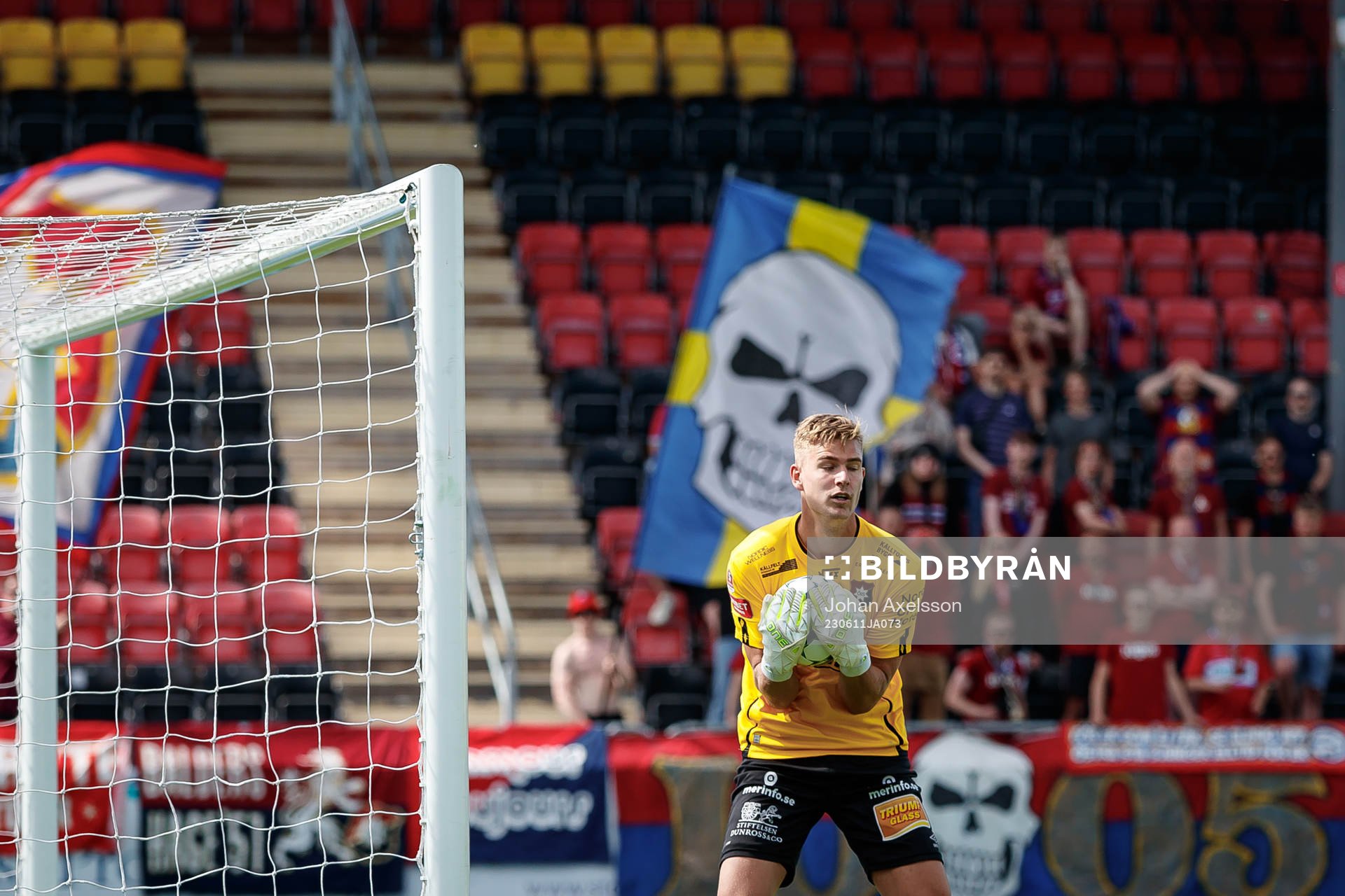 Örgrytes målvakt Mathias Nilsson