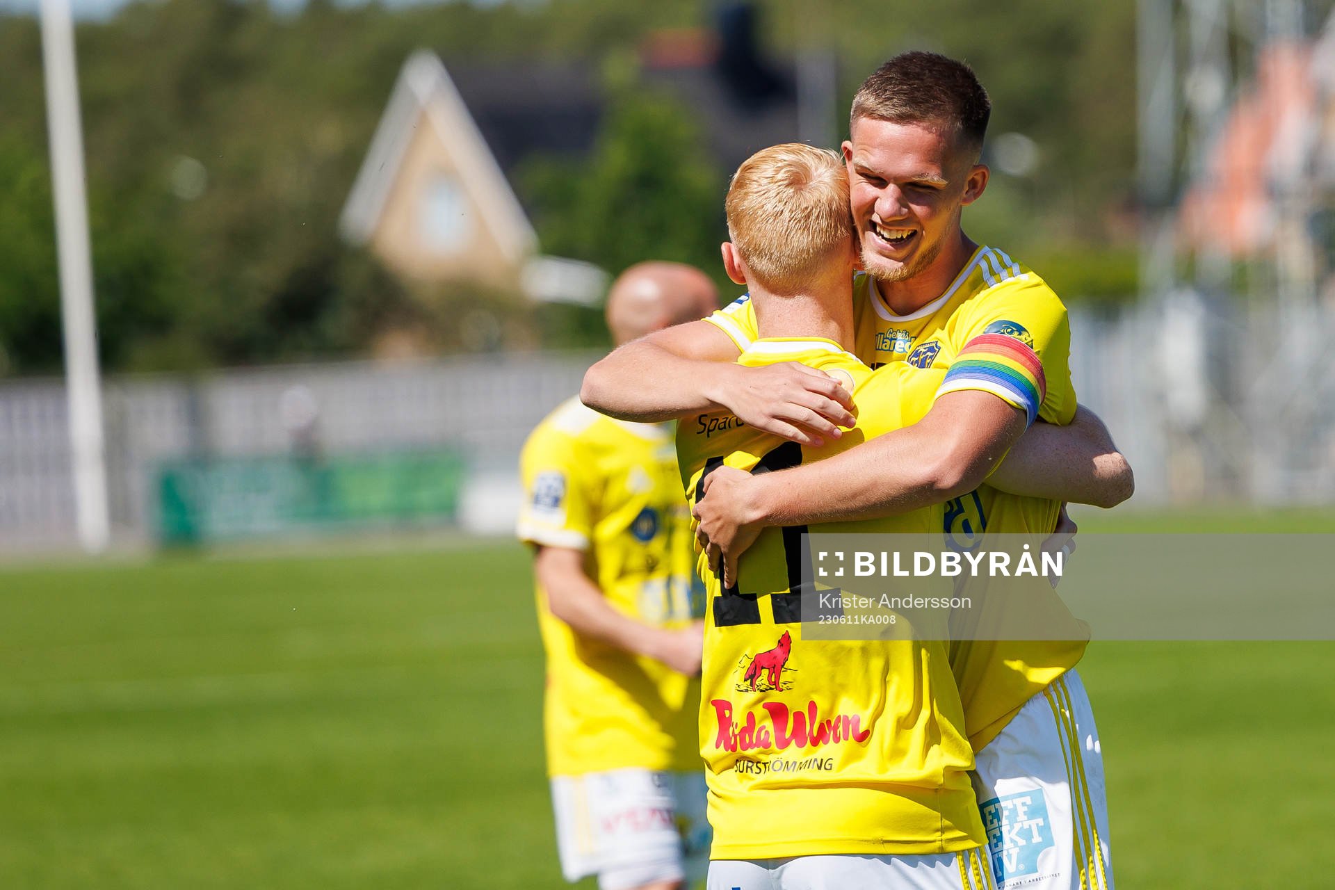 Falkenbergs Tim Stålheden jublar
