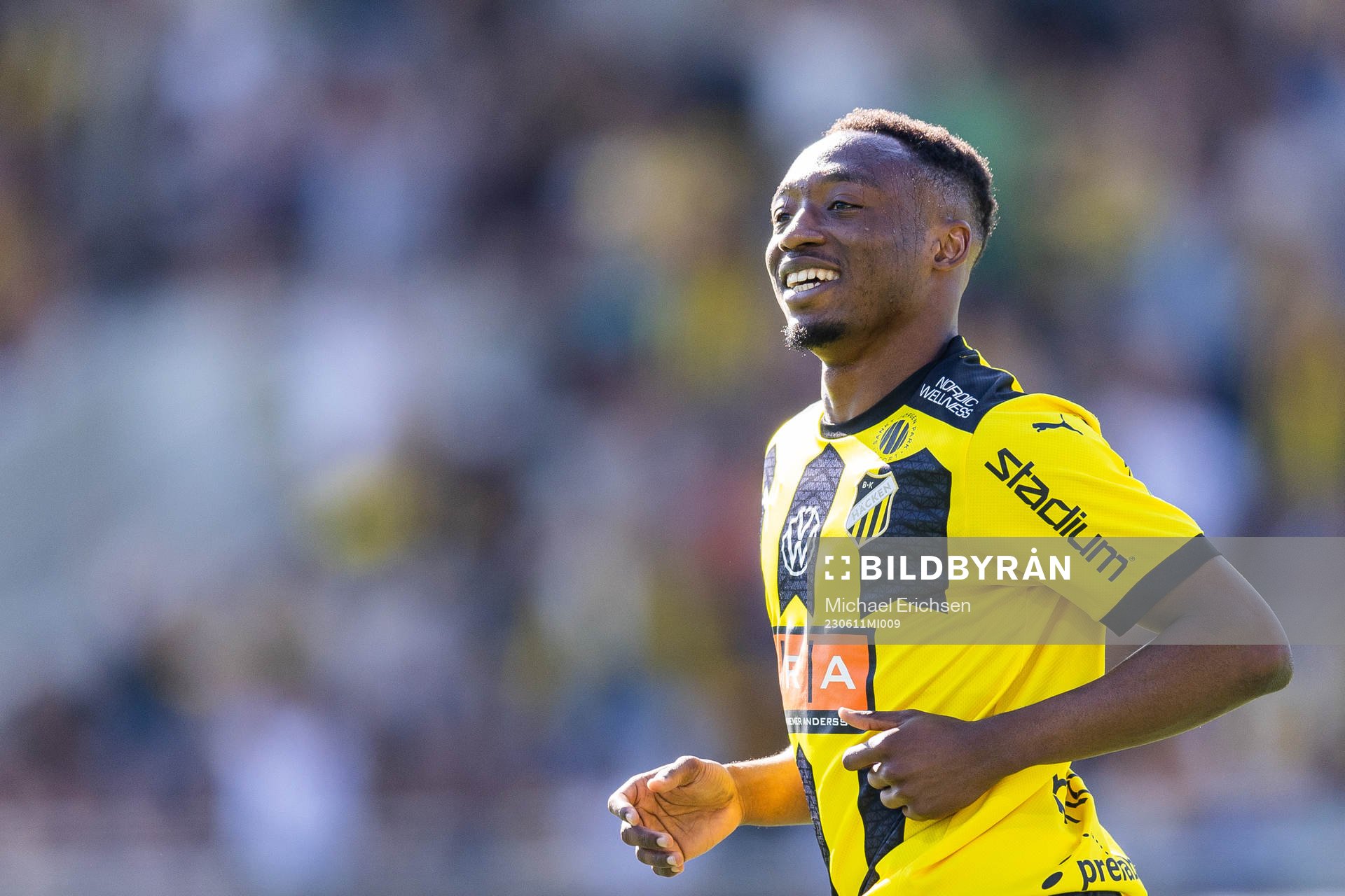 Häckens Benie Adama Traore jublar