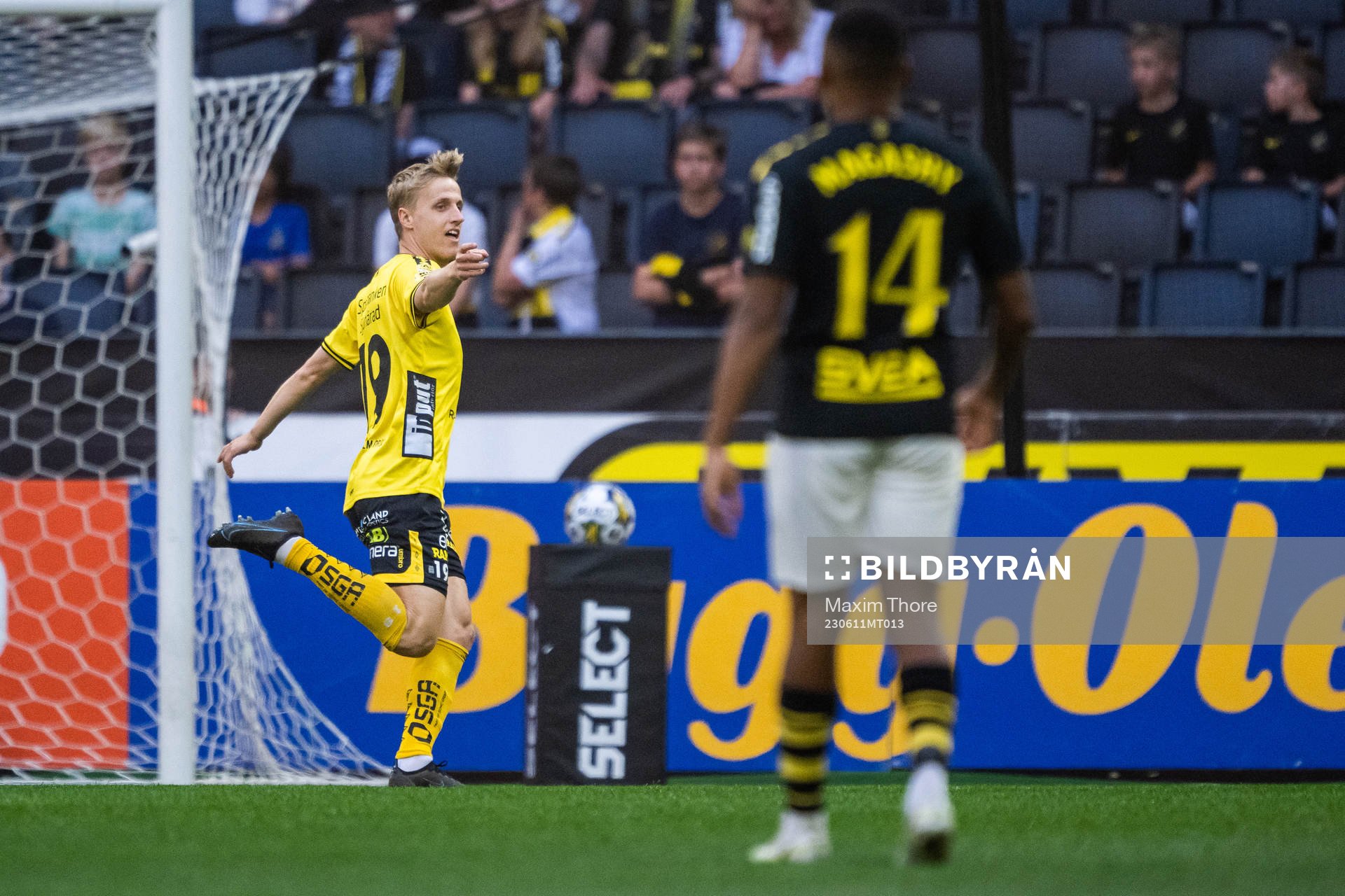 Elfsborgs Jeppe Møldrup Okkels jublar