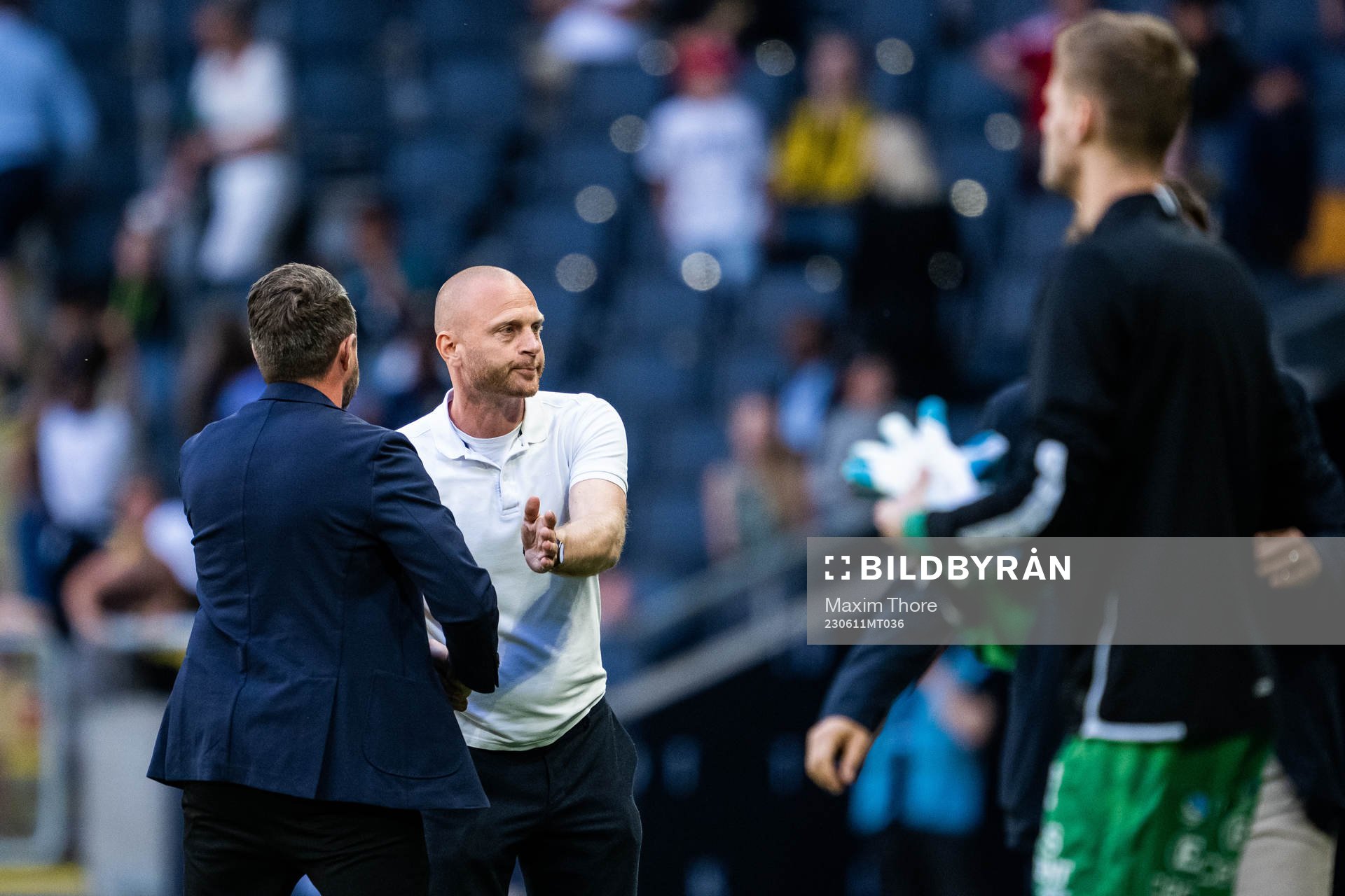 Elfsborgs manager Jimmy Thelin och AIKs tränare Andreas