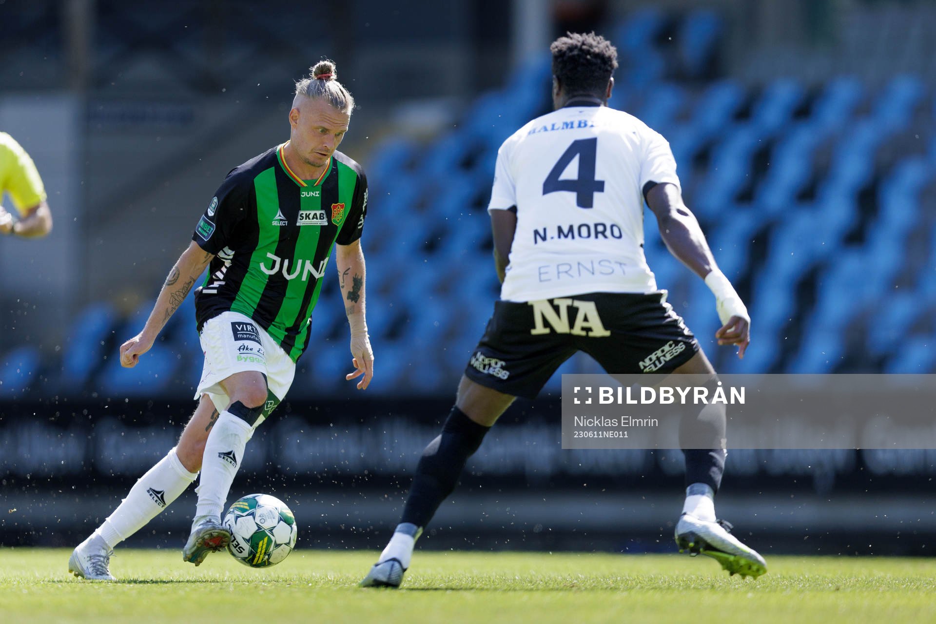 GAISs Jonas Lindberg och Örebros Nasiru Moro