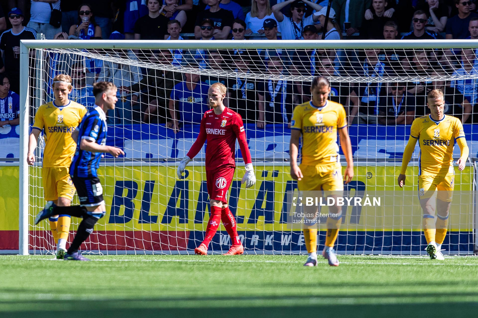 IFK Göteborgs målvakt Pontus Dahlberg deppar