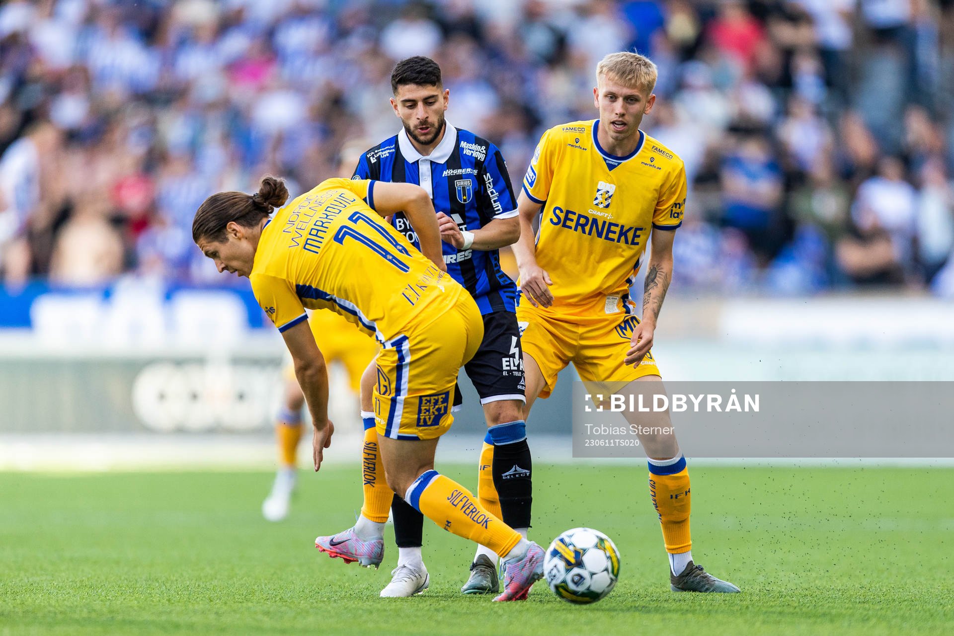 IFK Göteborgs Eman Markovic och Elias Hagen