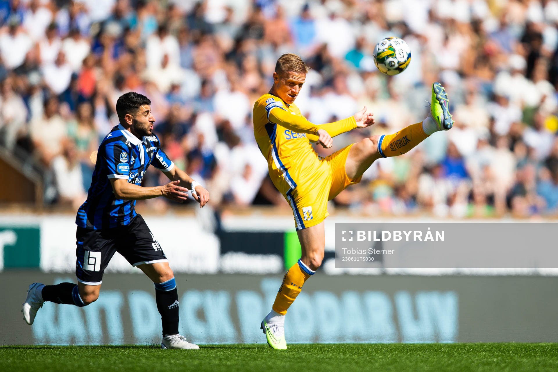 Sirius André Alsanati och IFK Göteborgs Oscar Wendt