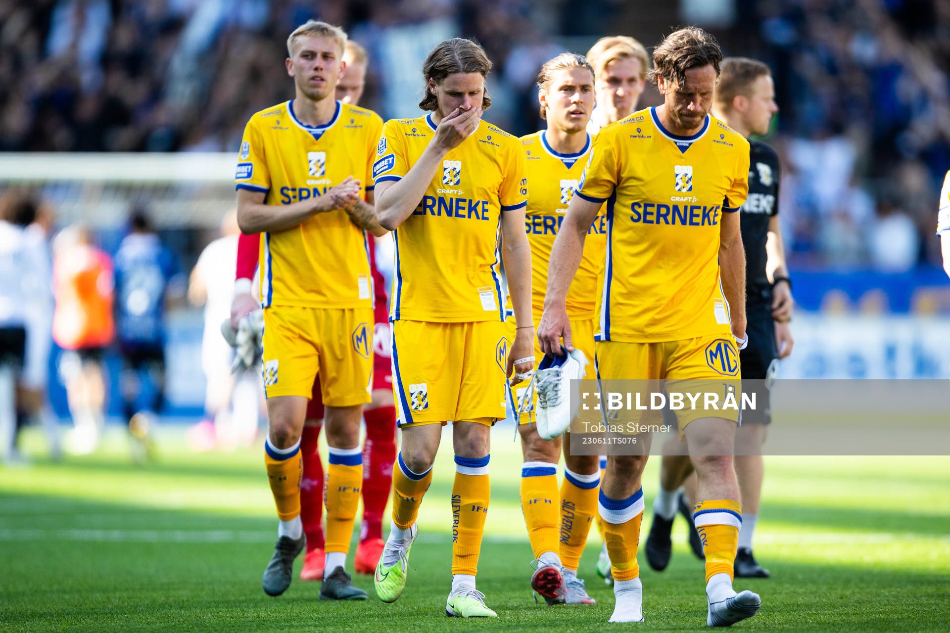 IFK Göteborgs Gustaf Norlin och Gustav Svensson deppar