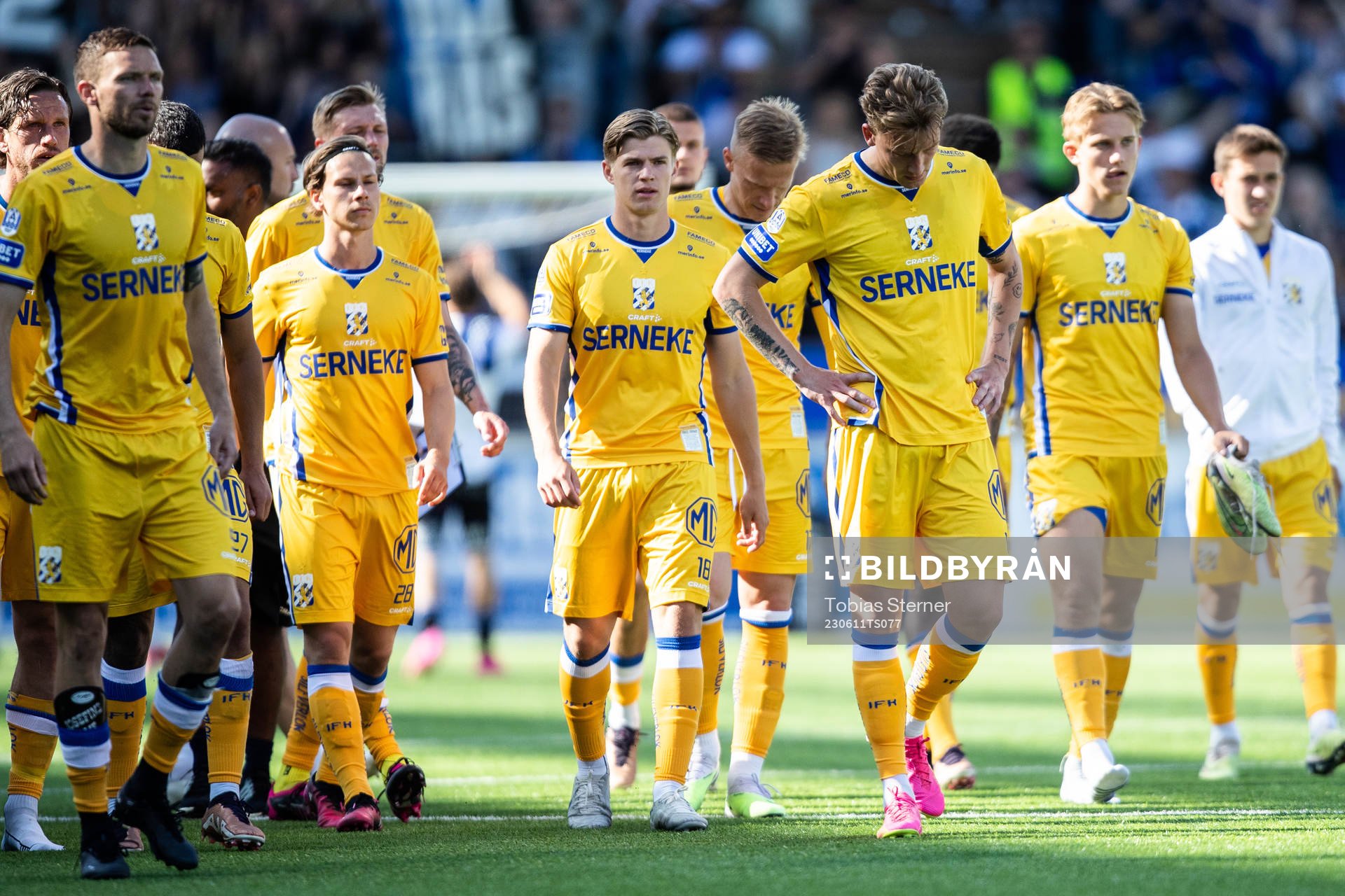 IFK Göteborgs spelare deppar