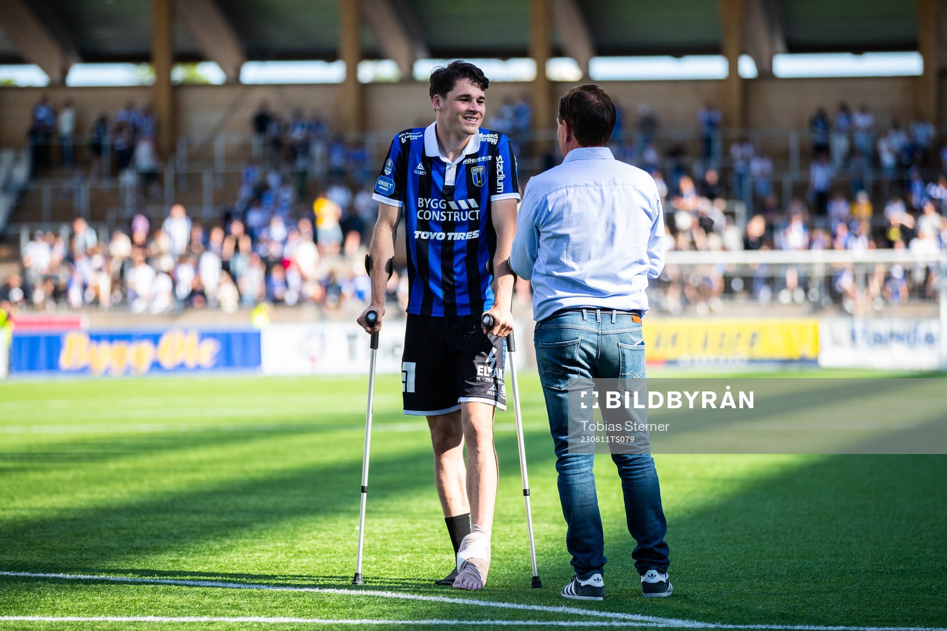 Sirius Jamie Roche och tränare Christer Mattiasson