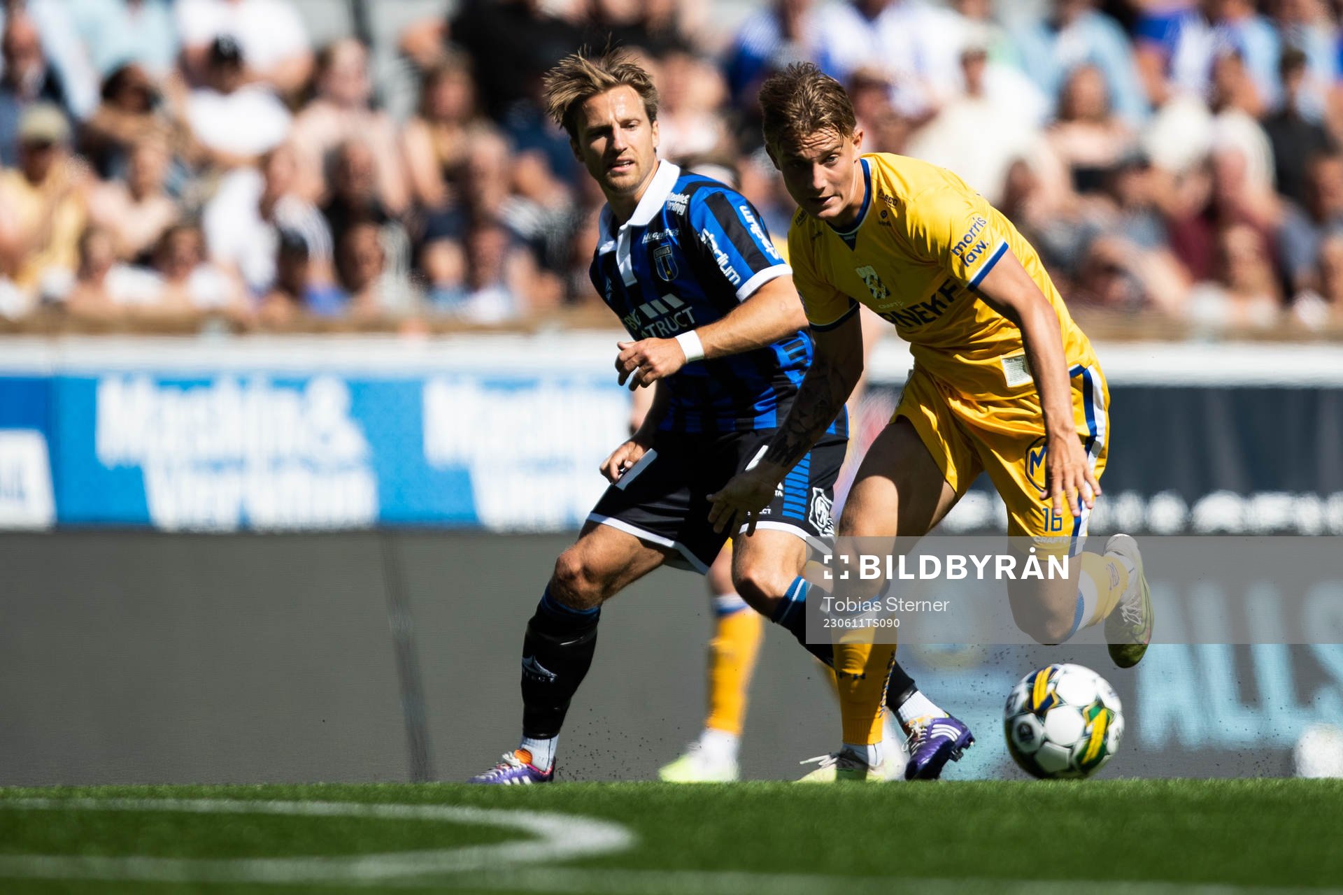 Sirius Daniel Stensson och IFK Göteborgs Linus Carlstrand