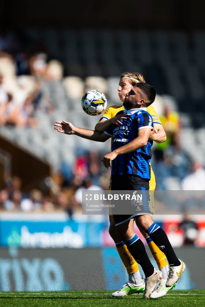 Sirius Edi Sylisufaj och IFK Göteborgs Johan Bångsbo