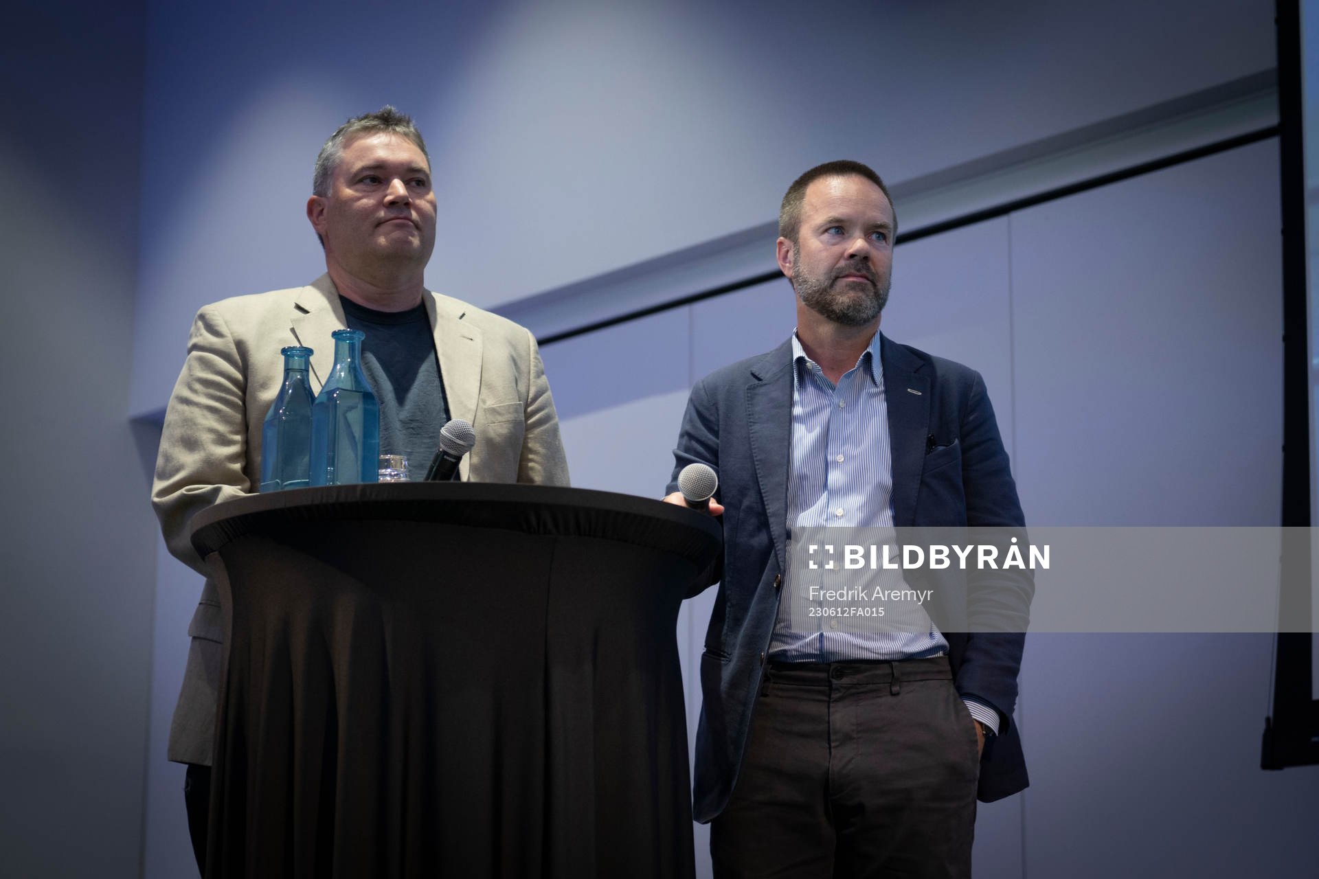 Valberedningens representanter Marcus Toremar och Jörgen