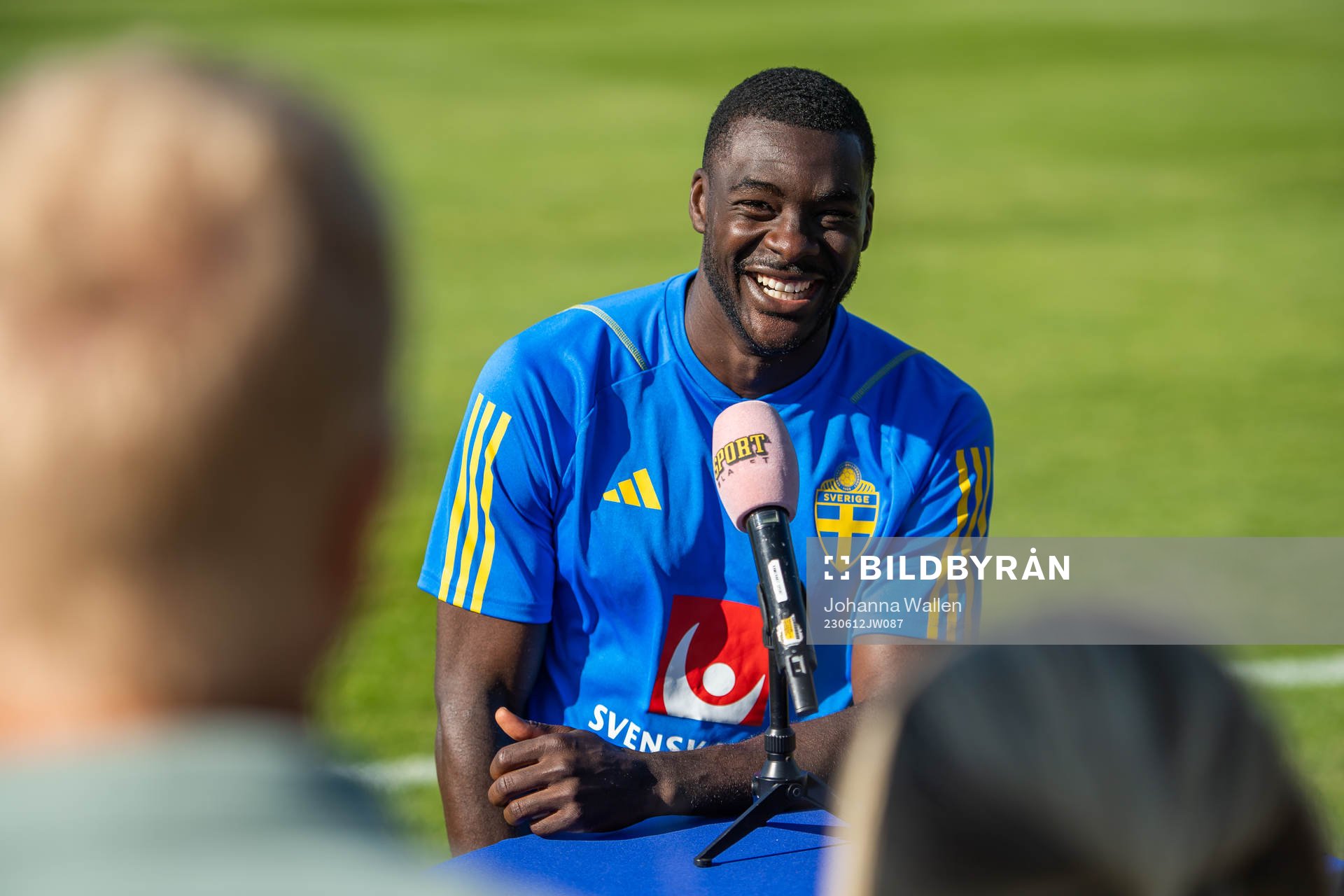 Ken Sema of the Swedish national football team