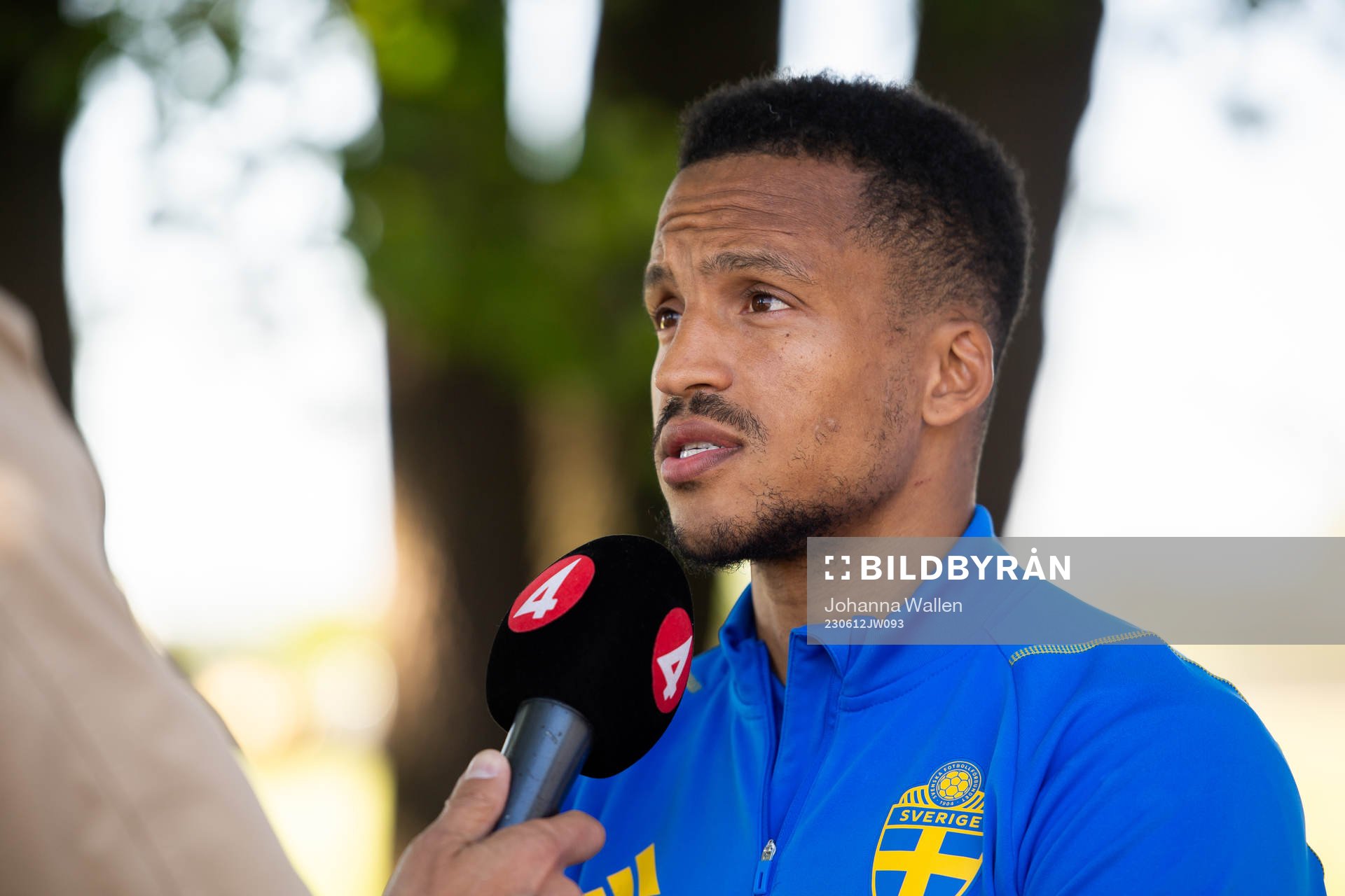 Martin Olsson of the Swedish national football team