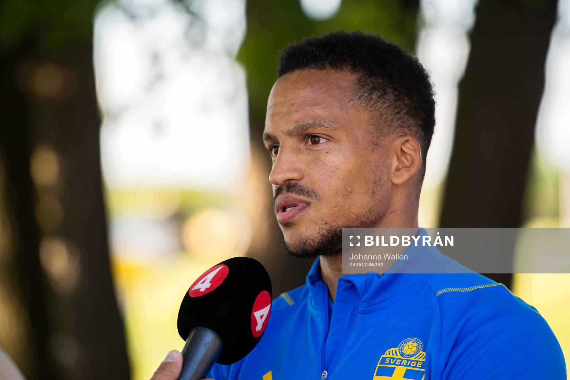 Martin Olsson of the Swedish national football team