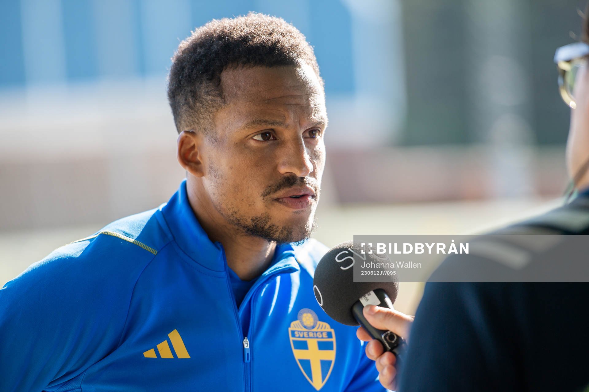 Martin Olsson of the Swedish national football team